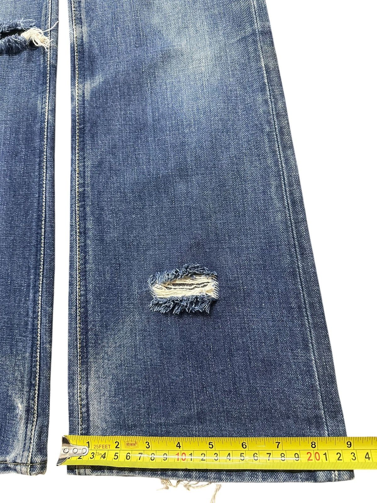 Lee Vintage 90s Lee Riders Faded Wash Distressed Bootcut Jeans Size 26" / US 2 / IT 38 - 17 Thumbnail