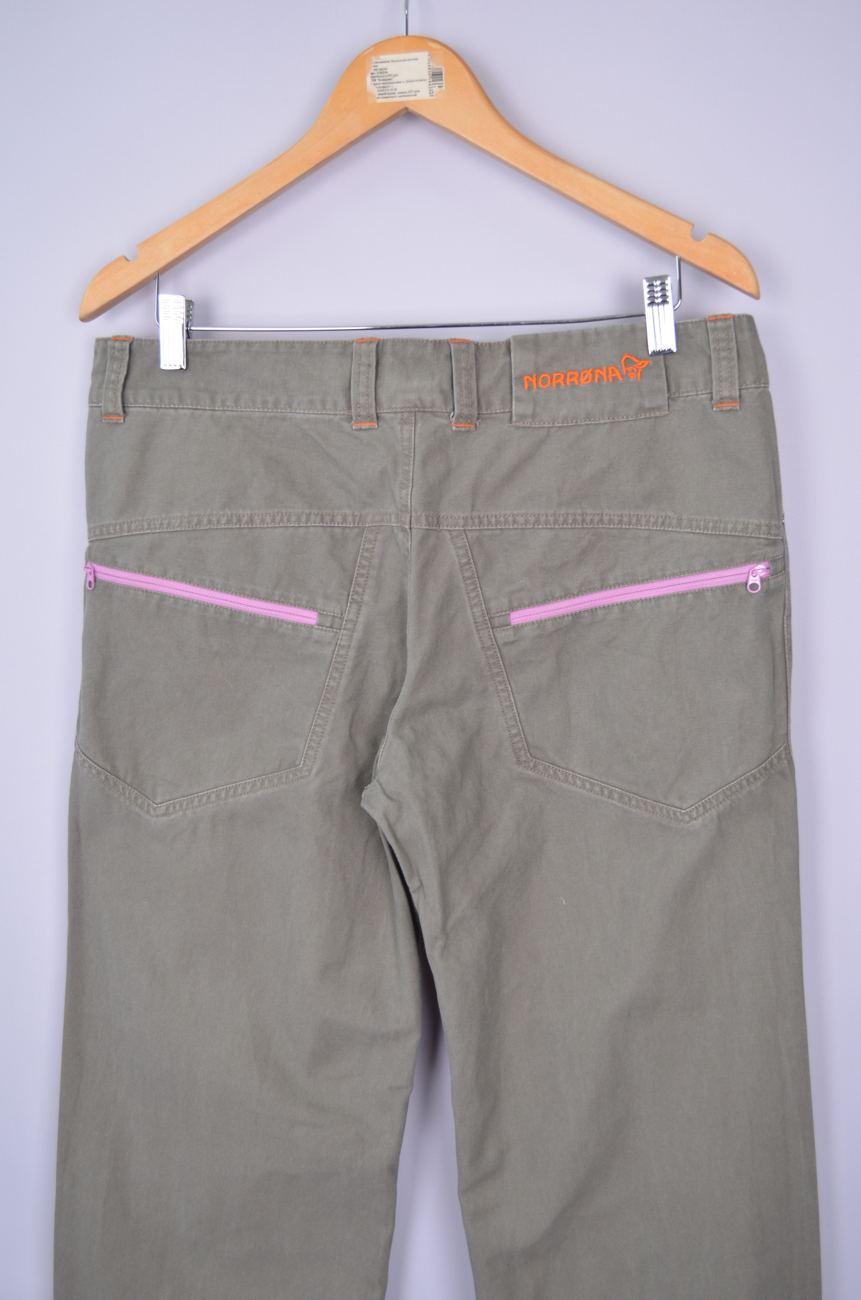 Norrona Norrona Canvas Pants Womens Grey Beige Bungee Cord Size L Size 32" / US 10 / IT 46 - 11 Thumbnail