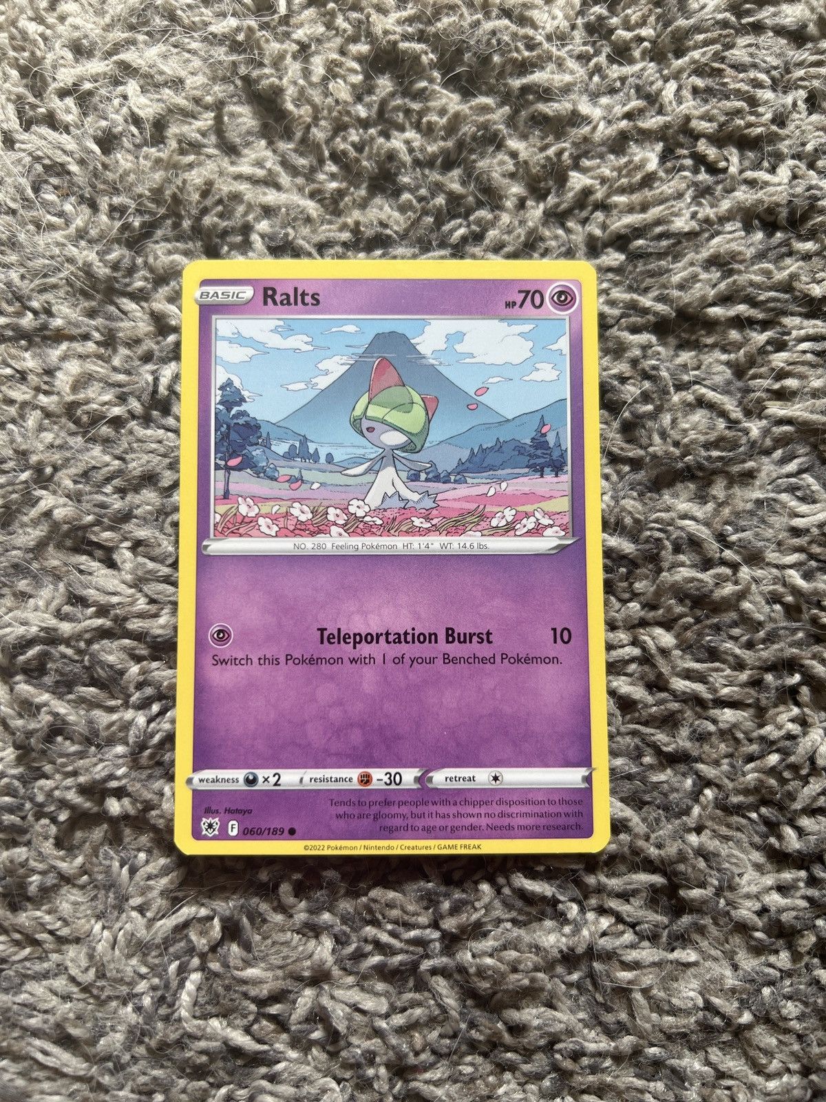 Pokemon 2022 Pokémon Ralts Basic Card Size ONE SIZE - 1 Thumbnail