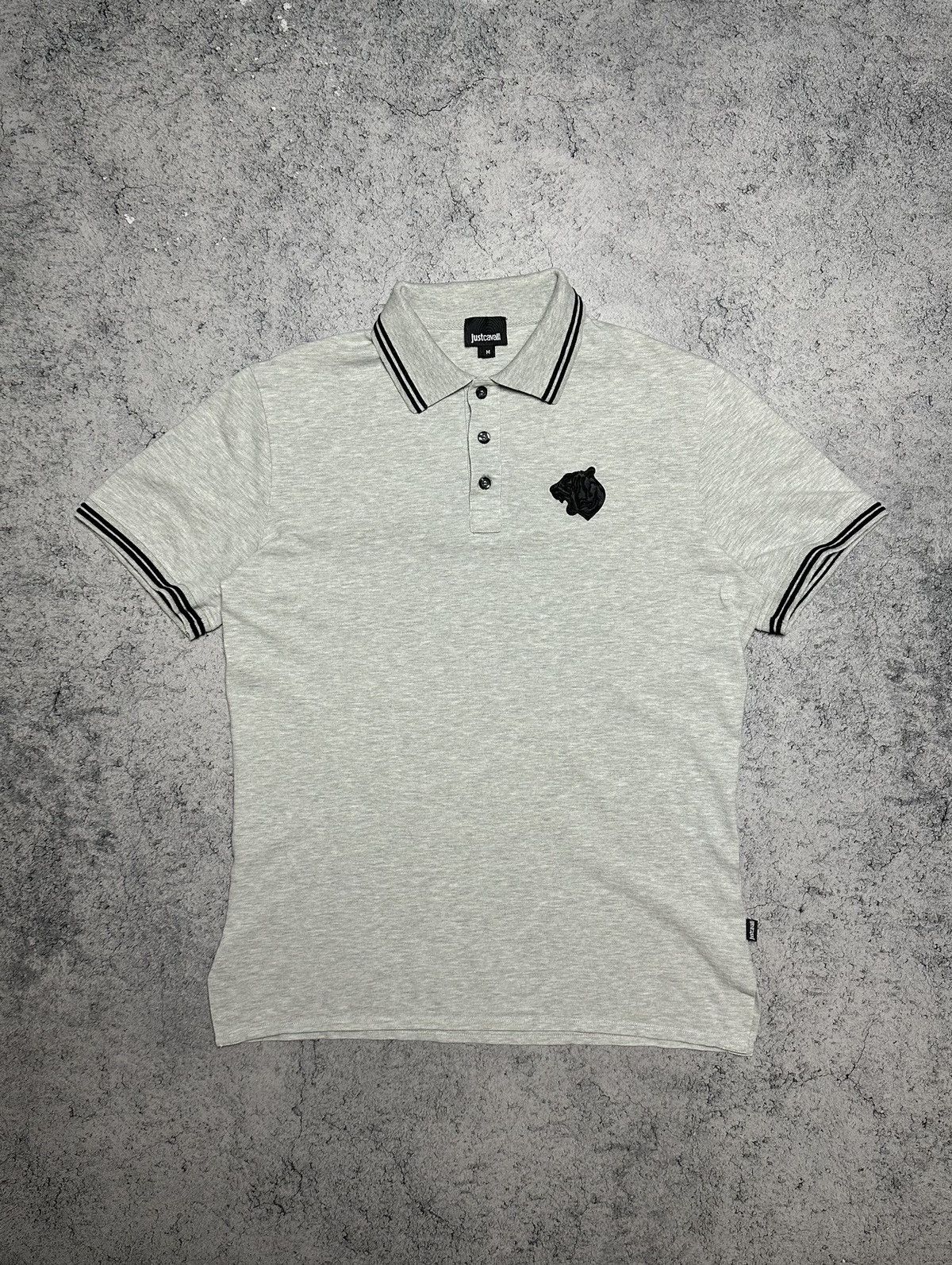 Just Cavalli Just Cavalli Tiger Logo Polo Shirt Size US M / EU 48-50 / 2 - 1 Thumbnail