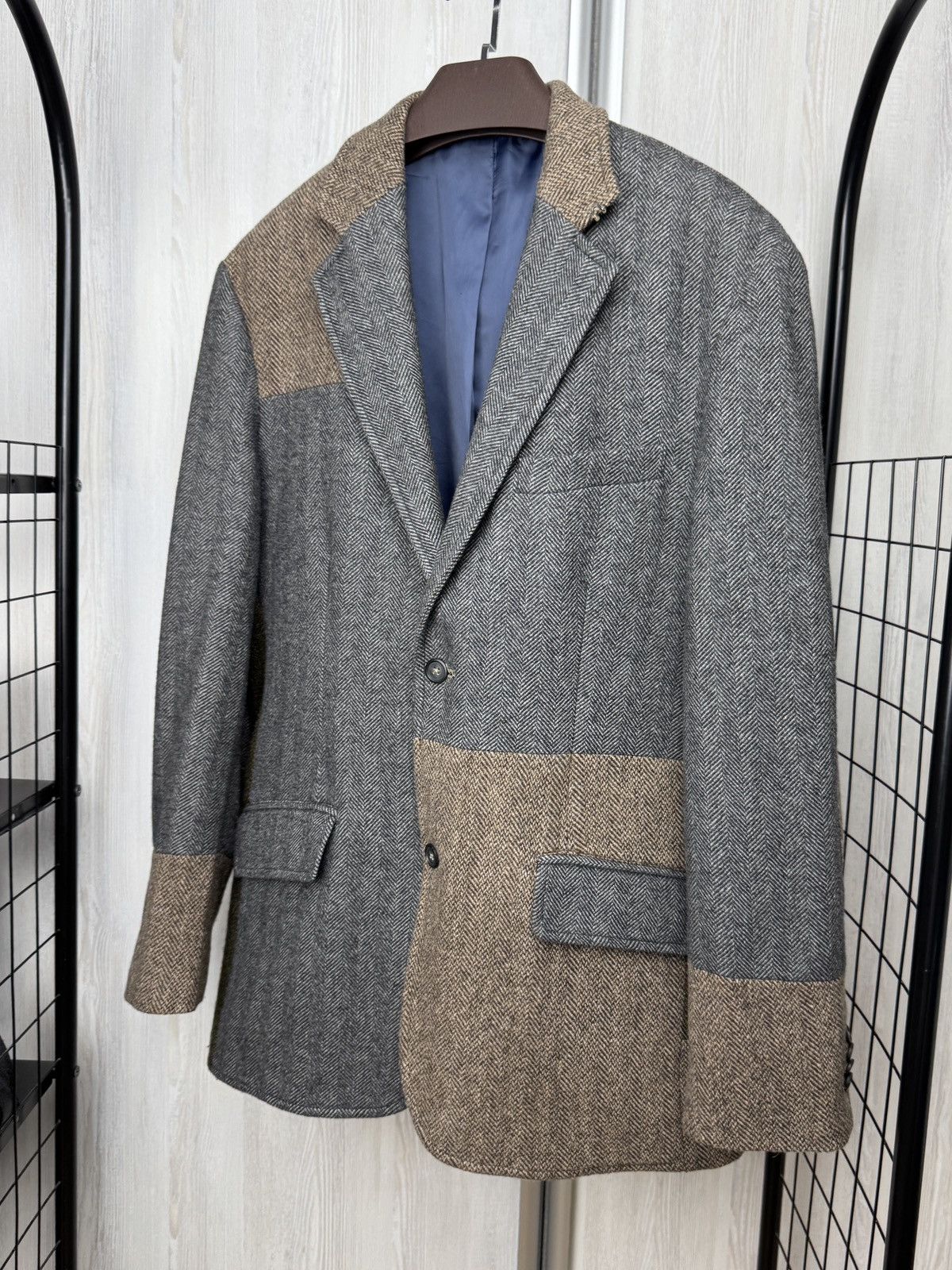 Gant Gant vintage wool colour blocker tweed blazer sport coat Size 46R - 7 Thumbnail