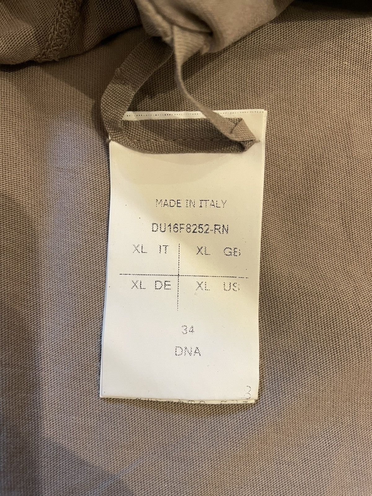 Rick Owens Drkshdw Rick Owens GEO Short Sleeve (DNA) Size US XL / EU 56 / 4 - 6 Thumbnail