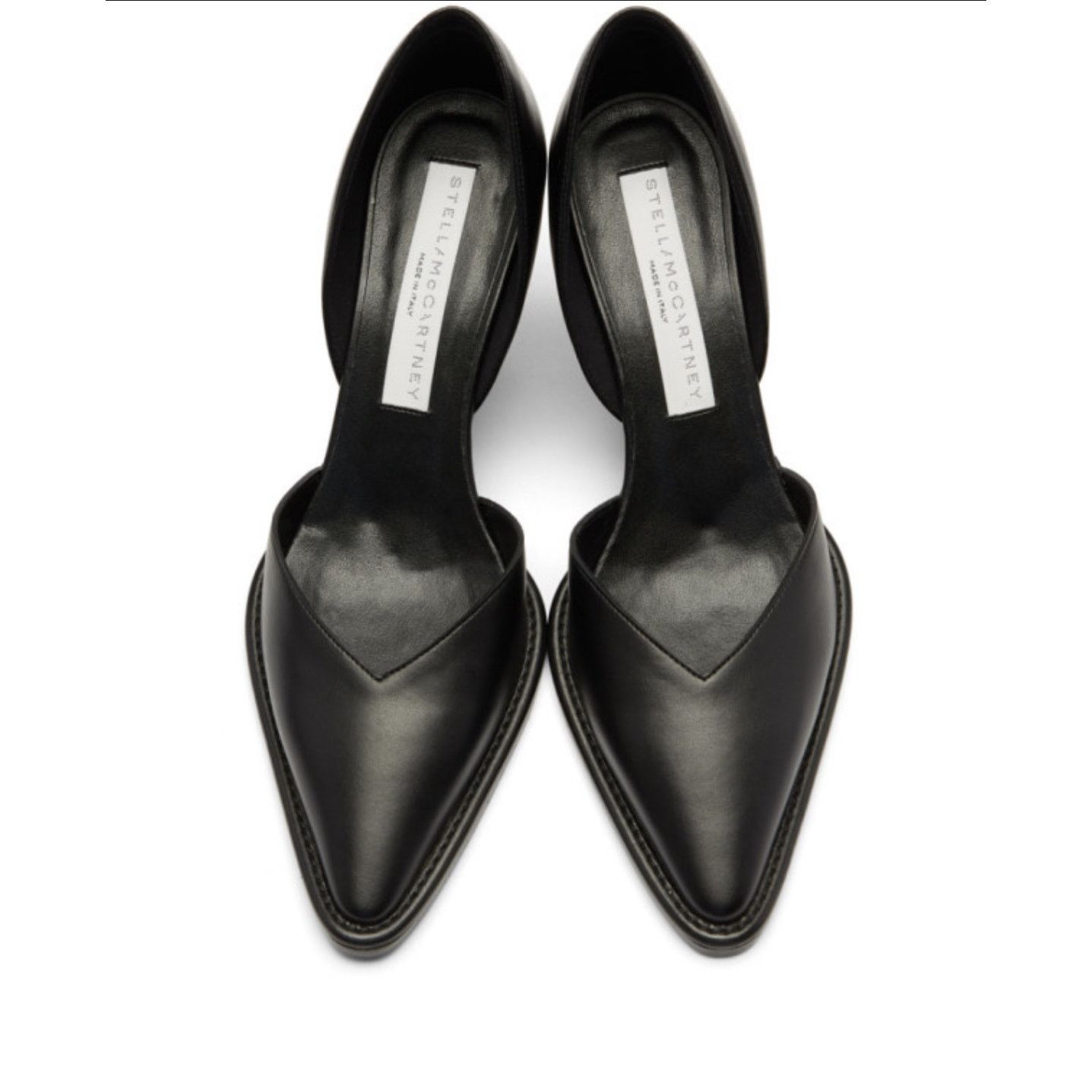 Stella McCartney Stella McCartney D'Orsay Chunky Tortoiseshell Heels Vegan Size US 9 / IT 39 - 3 Thumbnail