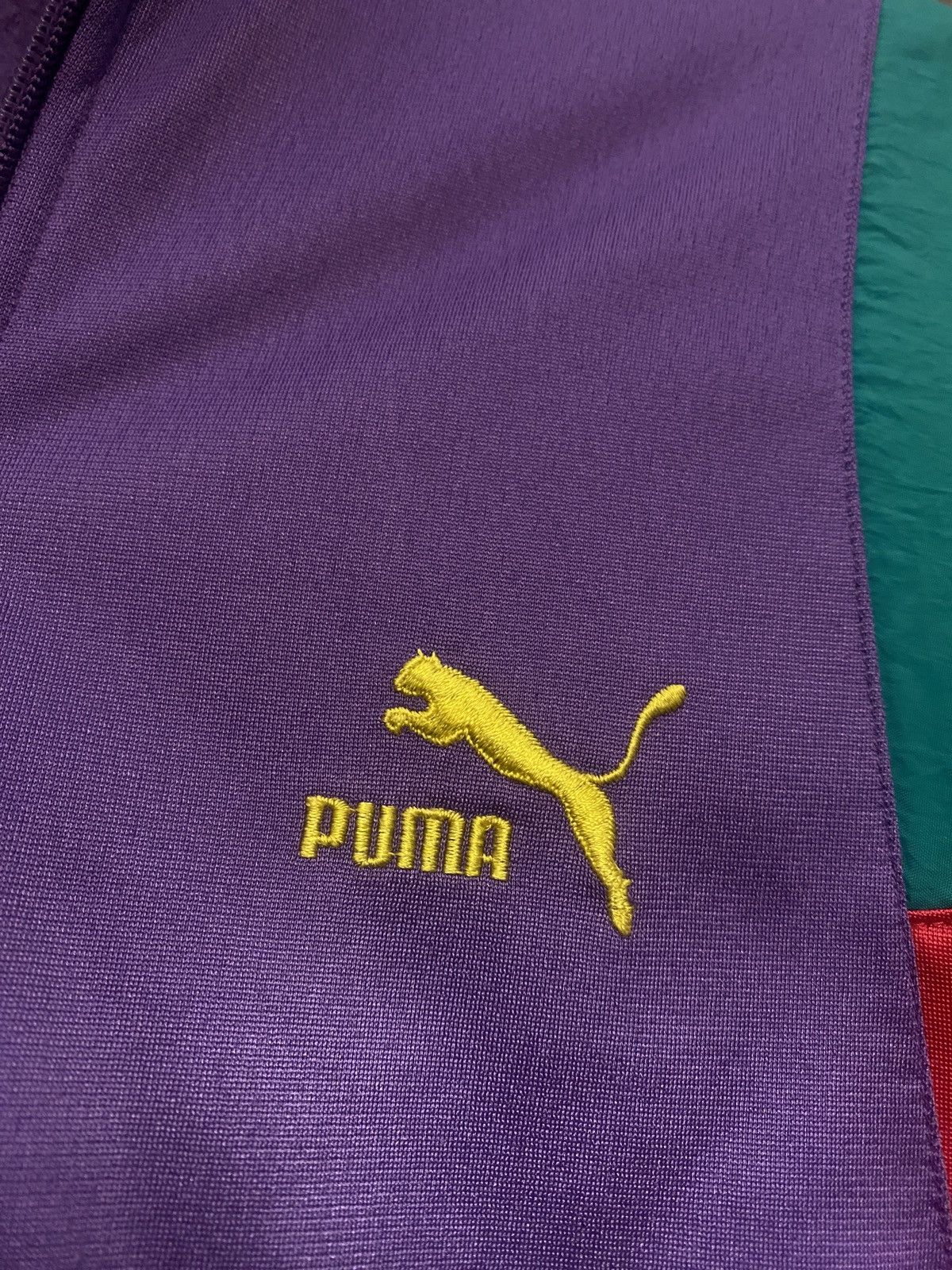 Puma Rare multicolour oversize vintage sweatshirt zip puma 90s Size US S / EU 44-46 / 1 - 5 Thumbnail