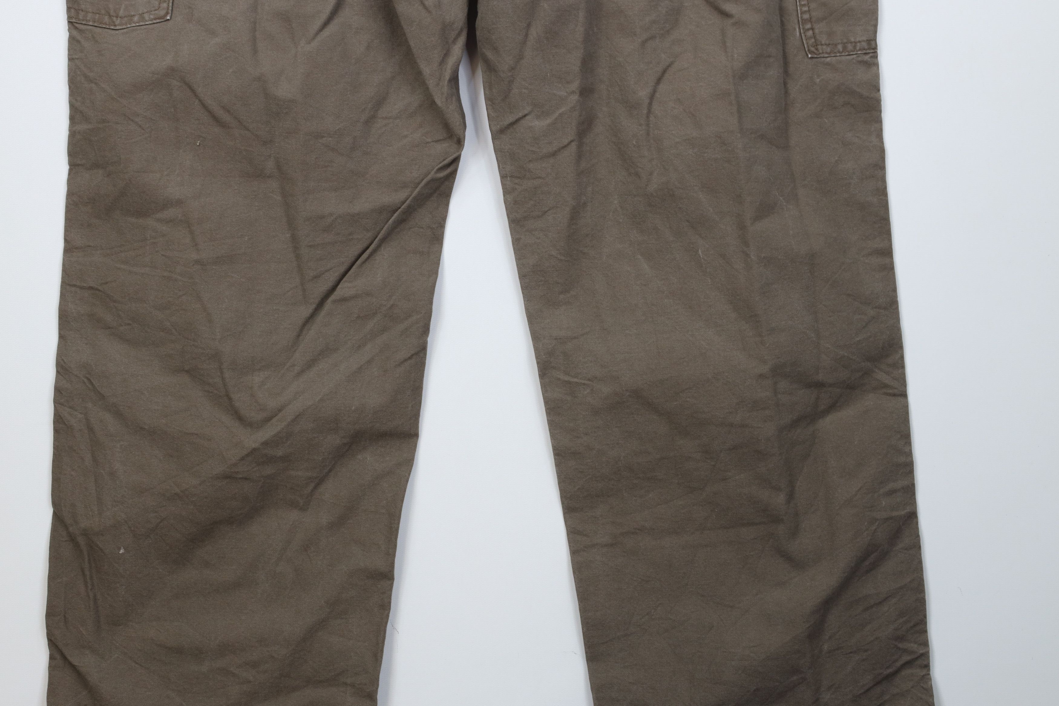 Carhartt Vintage Y2K Carhartt Wide Leg Dungaree Pants Light Brown Size US 36 / EU 52 - 14 Thumbnail