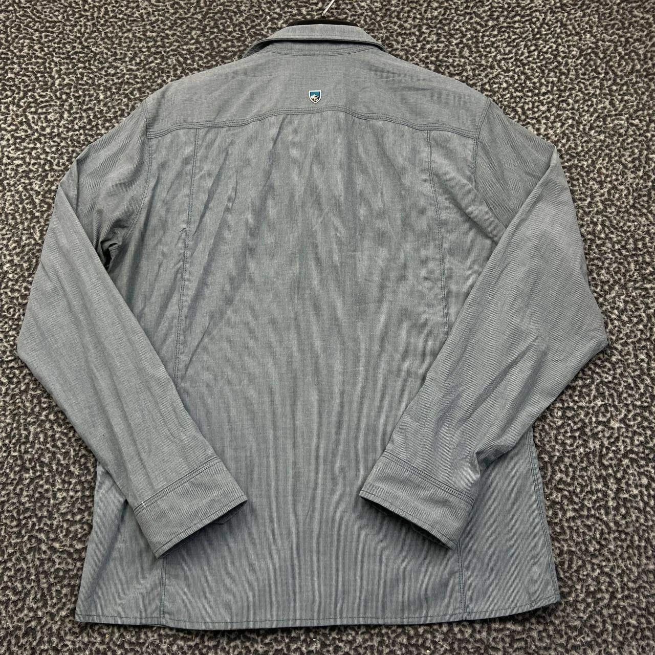 Kuhl Kuhl Button Up Shirt Men Blue Striped Long Sleeve Collared M Size US M / EU 48-50 / 2 - 9 Thumbnail