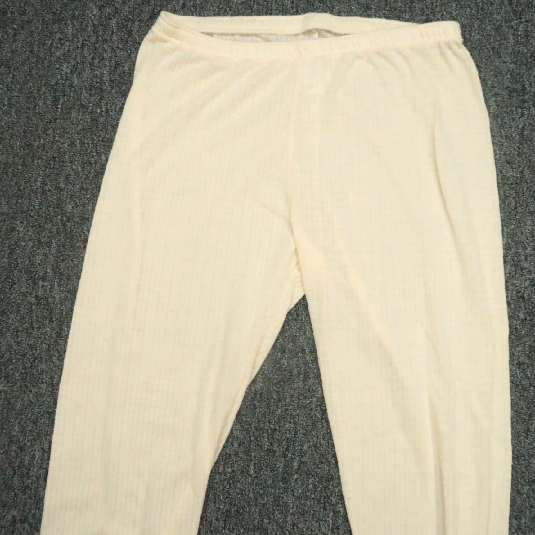 Patagonia VINTAGE Patagonia Brand Patagonia US United States Pants Women Medium Beige Cream Tan Baselayer Lace Capilene USA Size 32" / US 10 / IT 46 - 2 Thumbnail