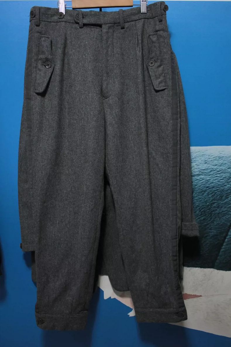 Yohji Yamamoto Yohji Yamamoto size 3 01aw paneled pants 2505-Nextarrow Size US 30 / EU 46 - 1 Thumbnail