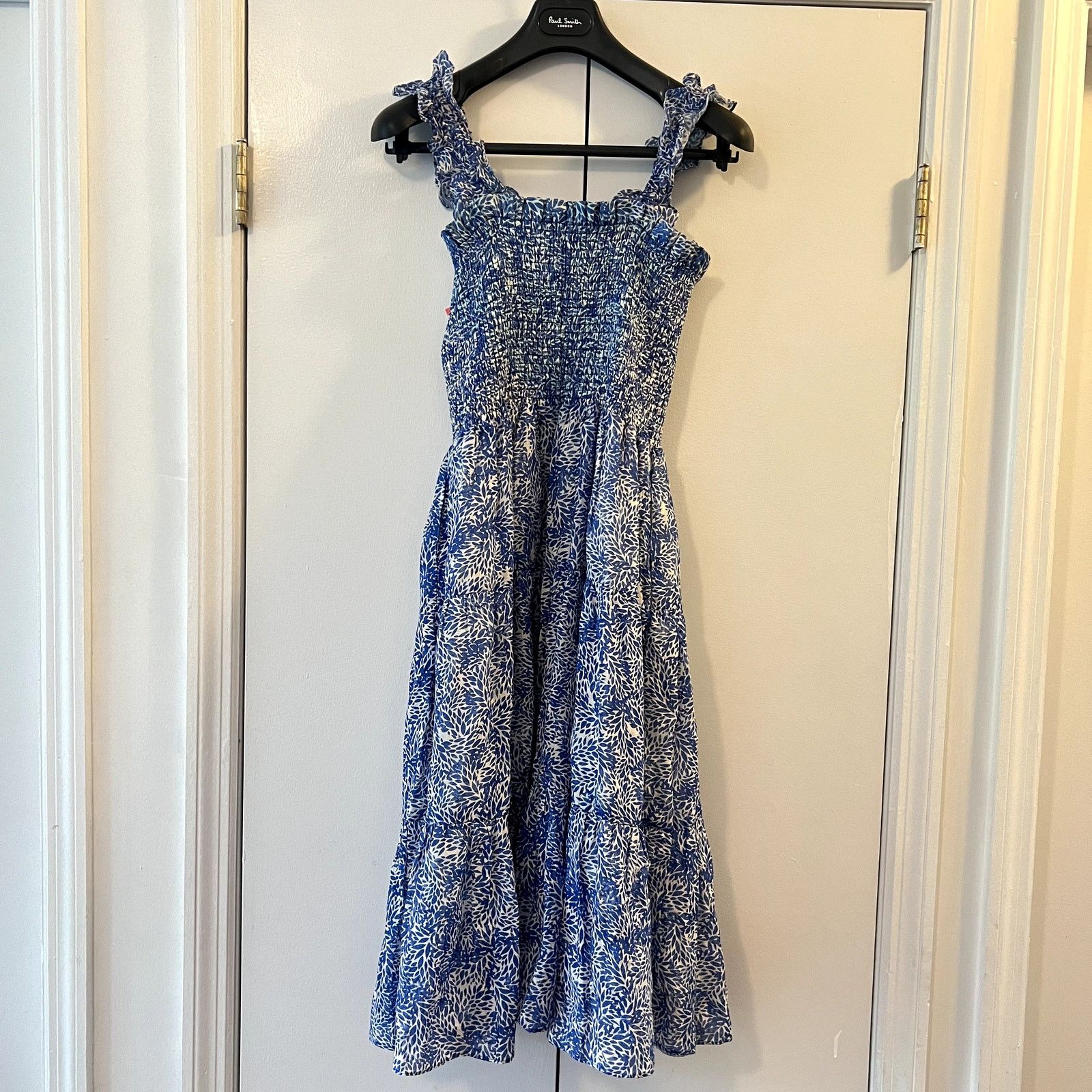 Amanda Uprichard Amanda Uprichard Adelene Midi Dress in Chalet Size S blue Size S / US 4 / IT 40 - 11 Thumbnail
