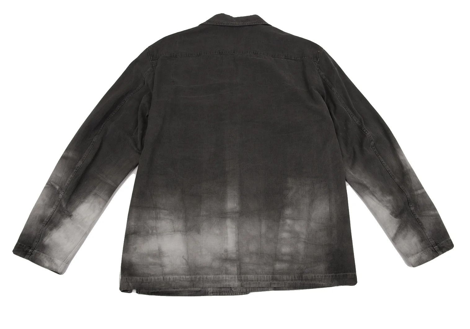 Issey Miyake Tie-Dye Cotton Jacket in Charcoal Light Gray XL Size US XL / EU 56 / 4 - 17 Thumbnail