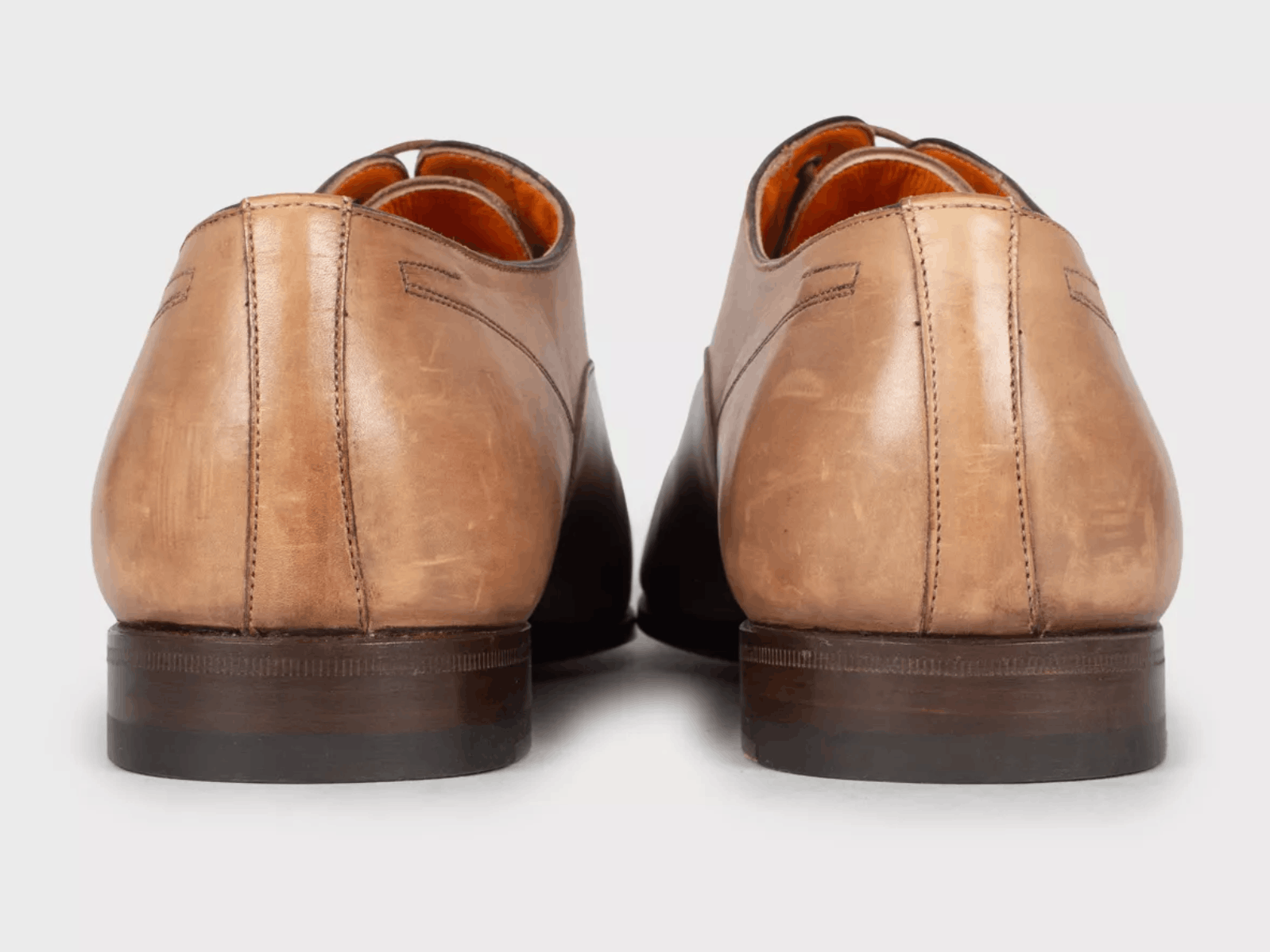 Santoni Santoni Men’s Brown Leather Oxford Brogue Shoes Size US 10 / EU 43 - 4 Thumbnail