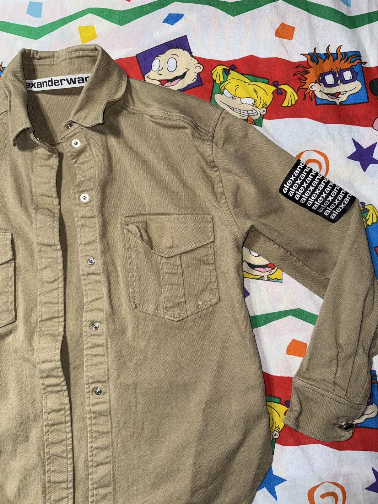 Alexander Wang Alexander Wang Military Work Shirt Button Down Size XS Size US XS / EU 42 / 0 - 2 Thumbnail