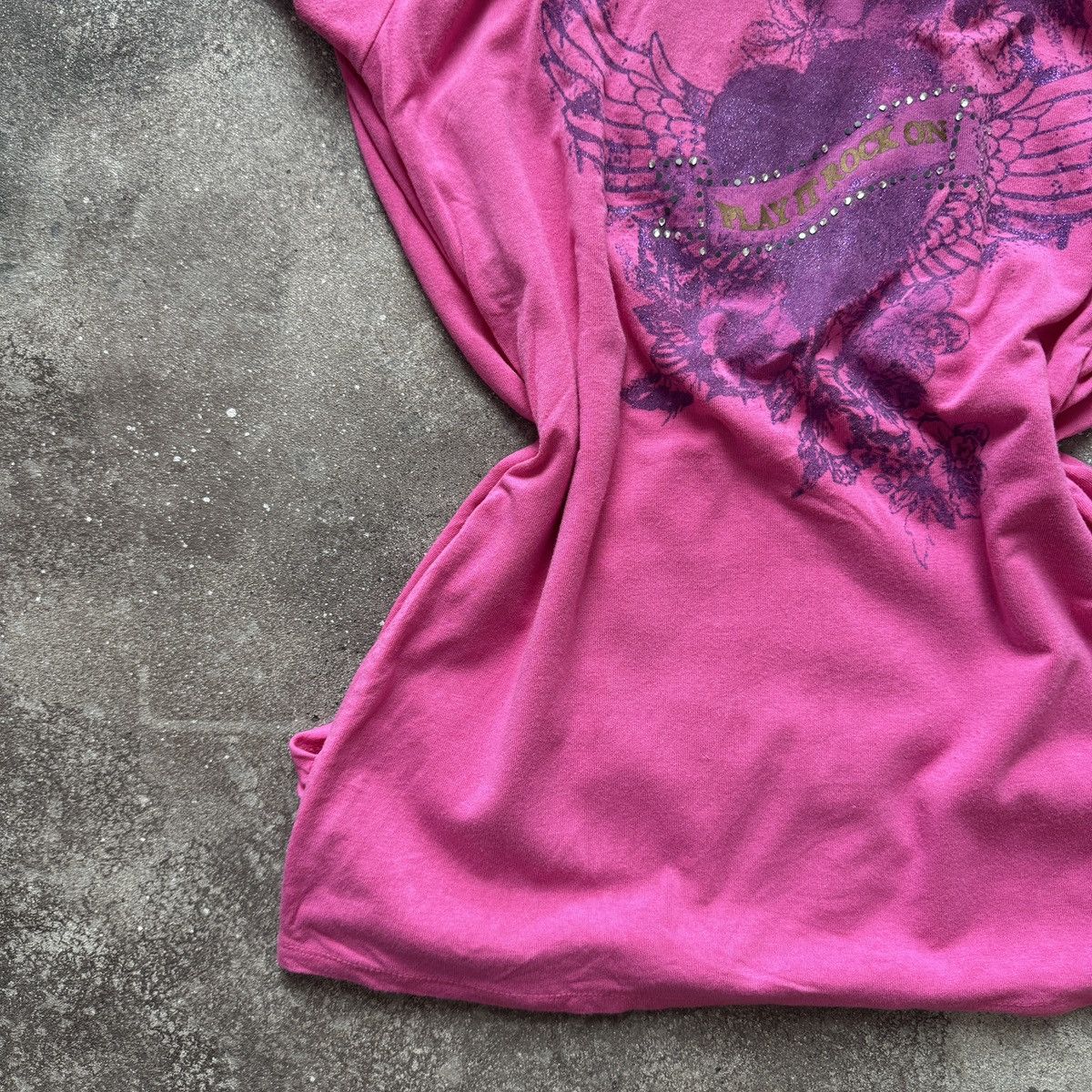Hysteric Glamour 2000’s Aesthetic Y2K Grunge Glam Open Back Club T-Shirt Size M / US 6-8 / IT 42-44 - 7 Thumbnail
