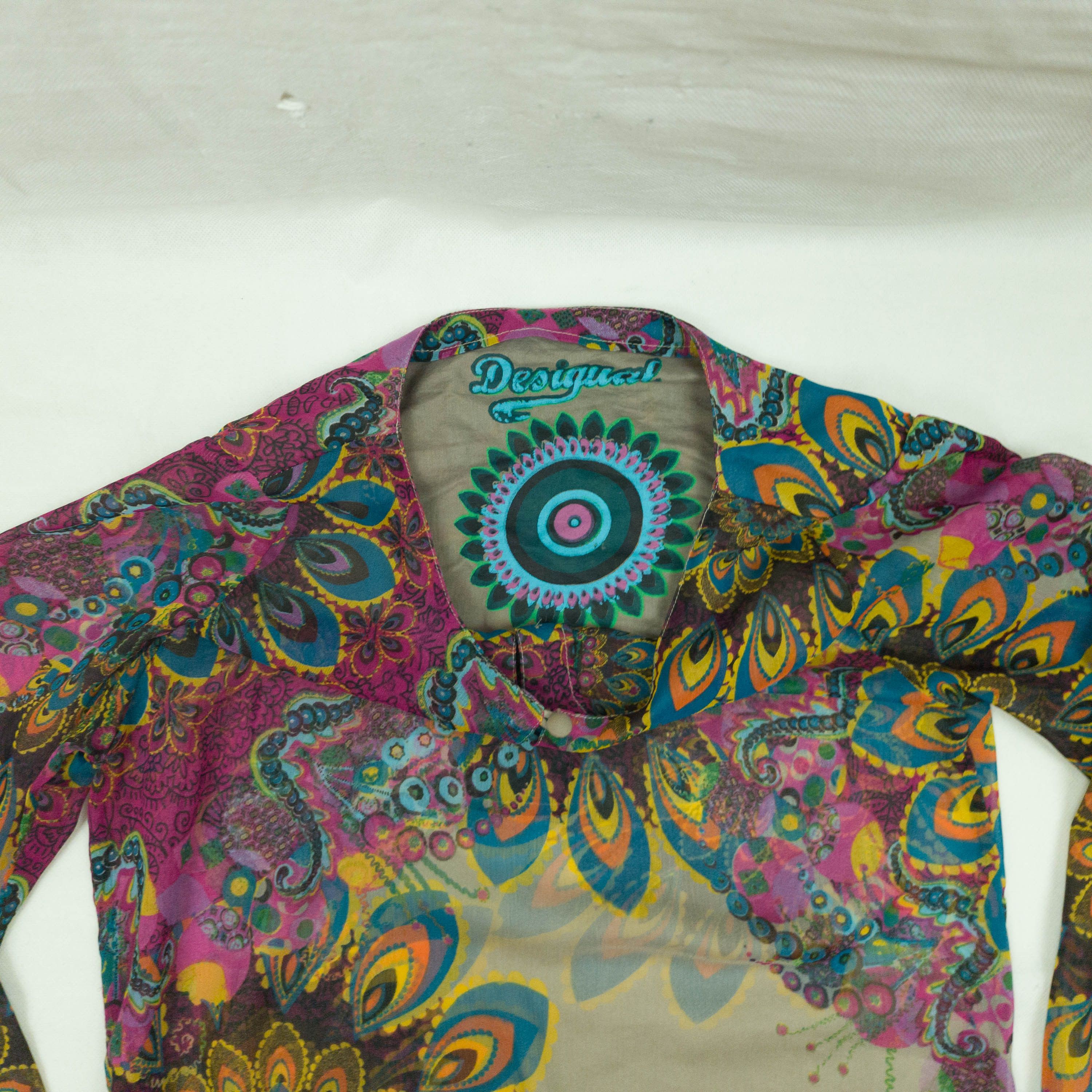 Desigual Desigual womens top bluse size S gc Size S / US 4 / IT 40 - 5 Thumbnail