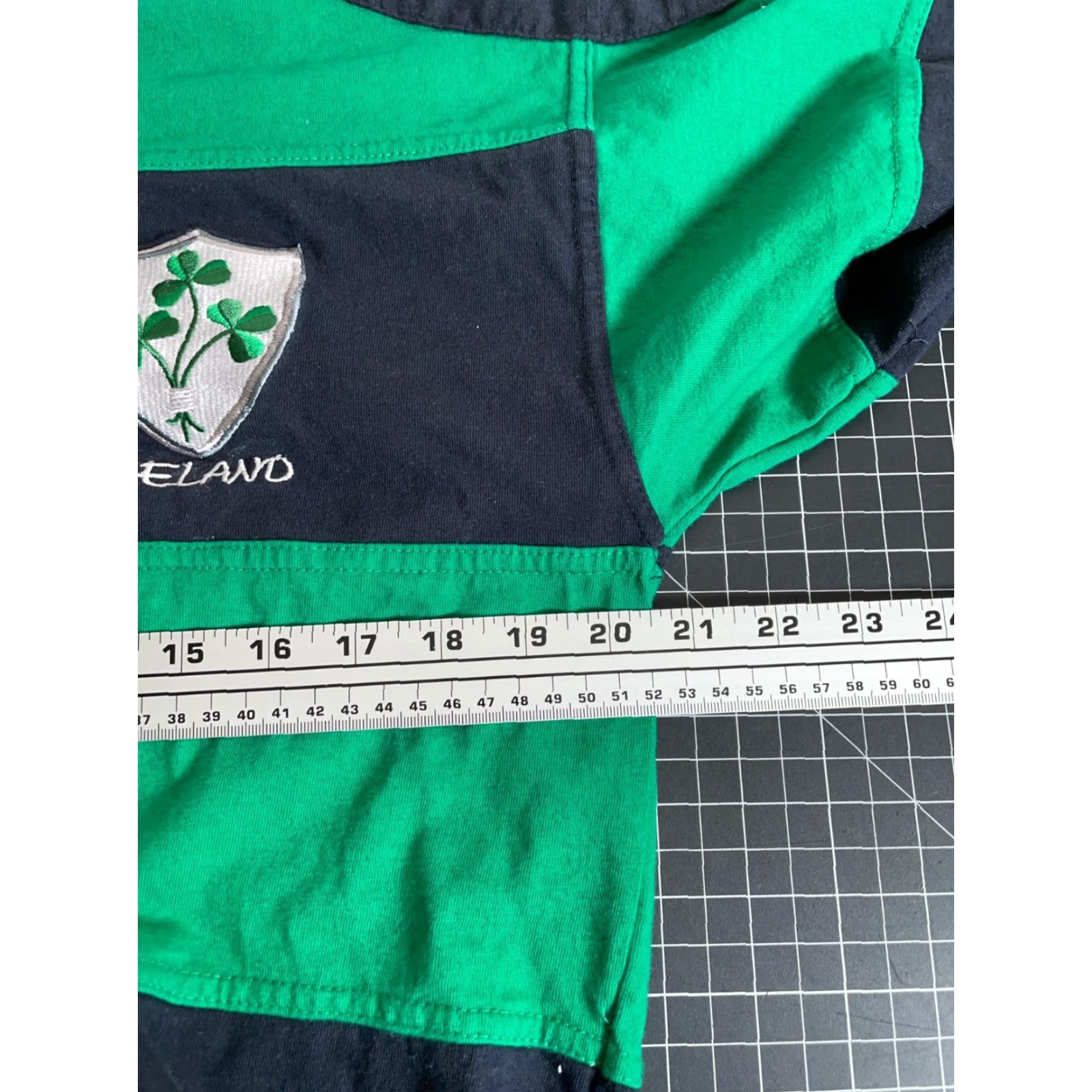 Vintage VINTAGE Live for Rugby Men's Polo Shirt Adult Medium Green Black Striped 90s Casual Embroidered Size US M / EU 48-50 / 2 - 5 Thumbnail