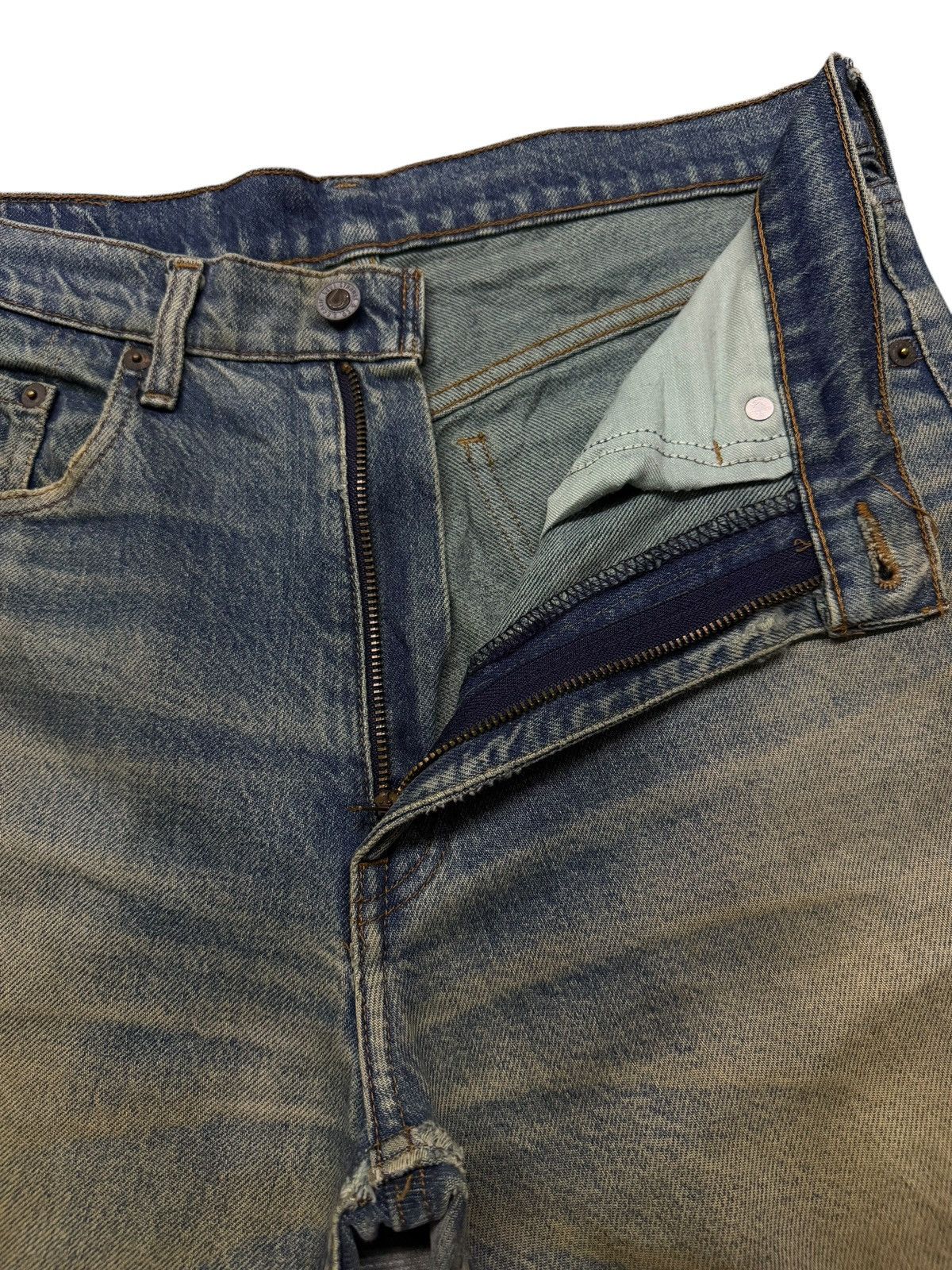 Levi's Vintage Clothing Vintage 90s Levi’s Original Riveted Blue Jeans Big E Japan Size US 32 / EU 48 - 8 Thumbnail