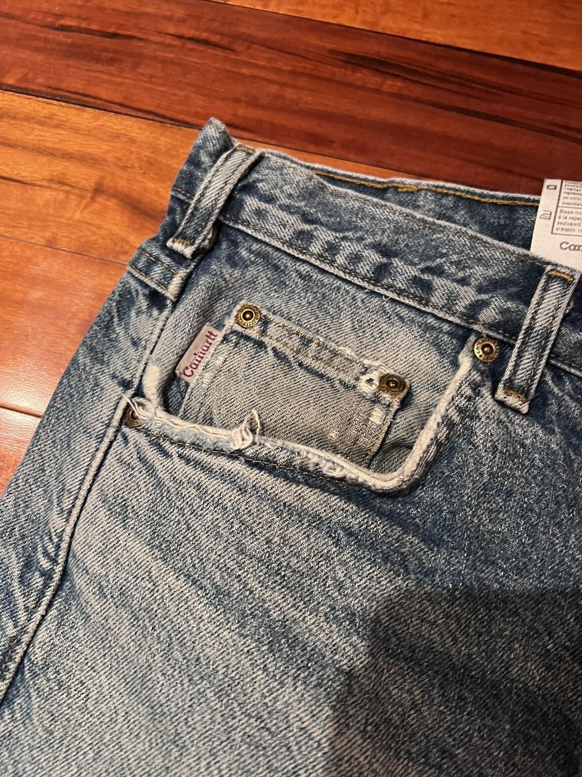 Carhartt × Vintage Rare Vintage Carharrt Lined Jeans Size US 38 / EU 54 - 3 Thumbnail