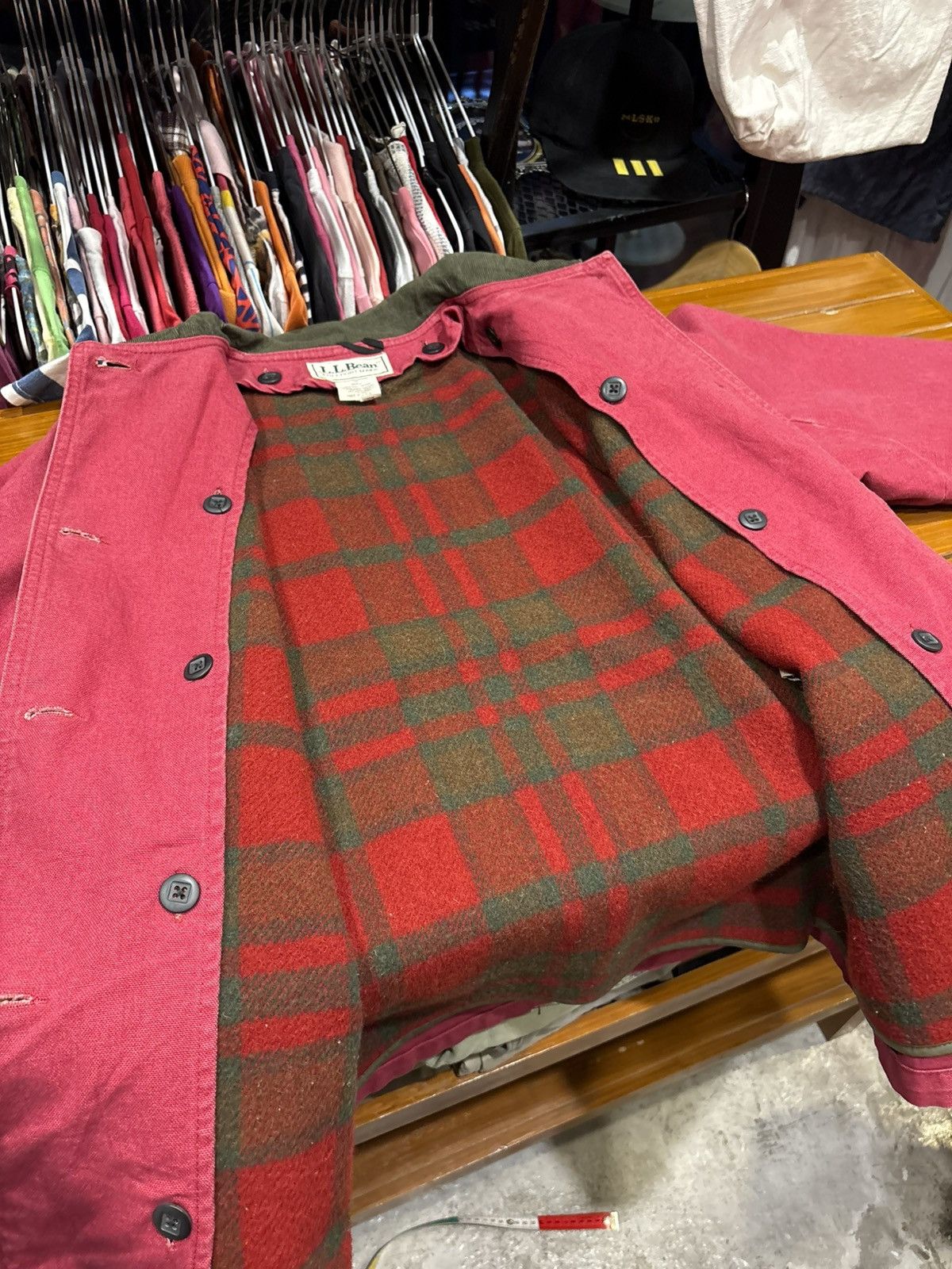 L.L. Bean Vintage 90s L.L.Bean Hunting Jacket Field Coat Size M / US 6-8 / IT 42-44 - 9 Thumbnail