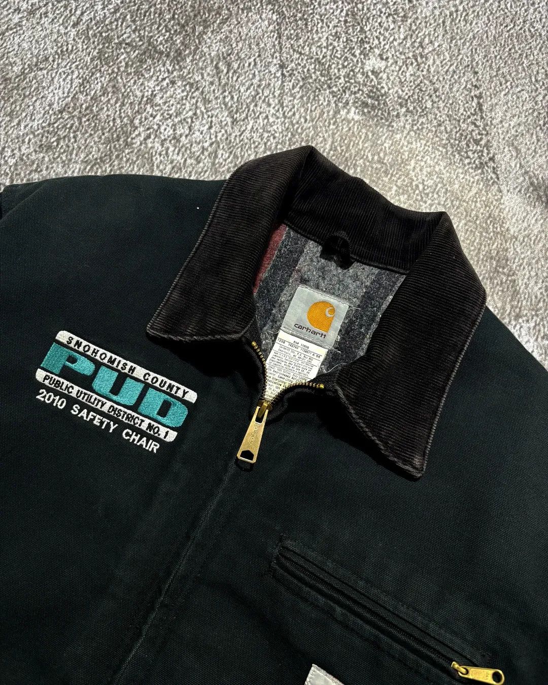 Carhartt Vintage Carhartt Detroit Jacket J01 BLK Size US L / EU 52-54 / 3 - 7 Thumbnail