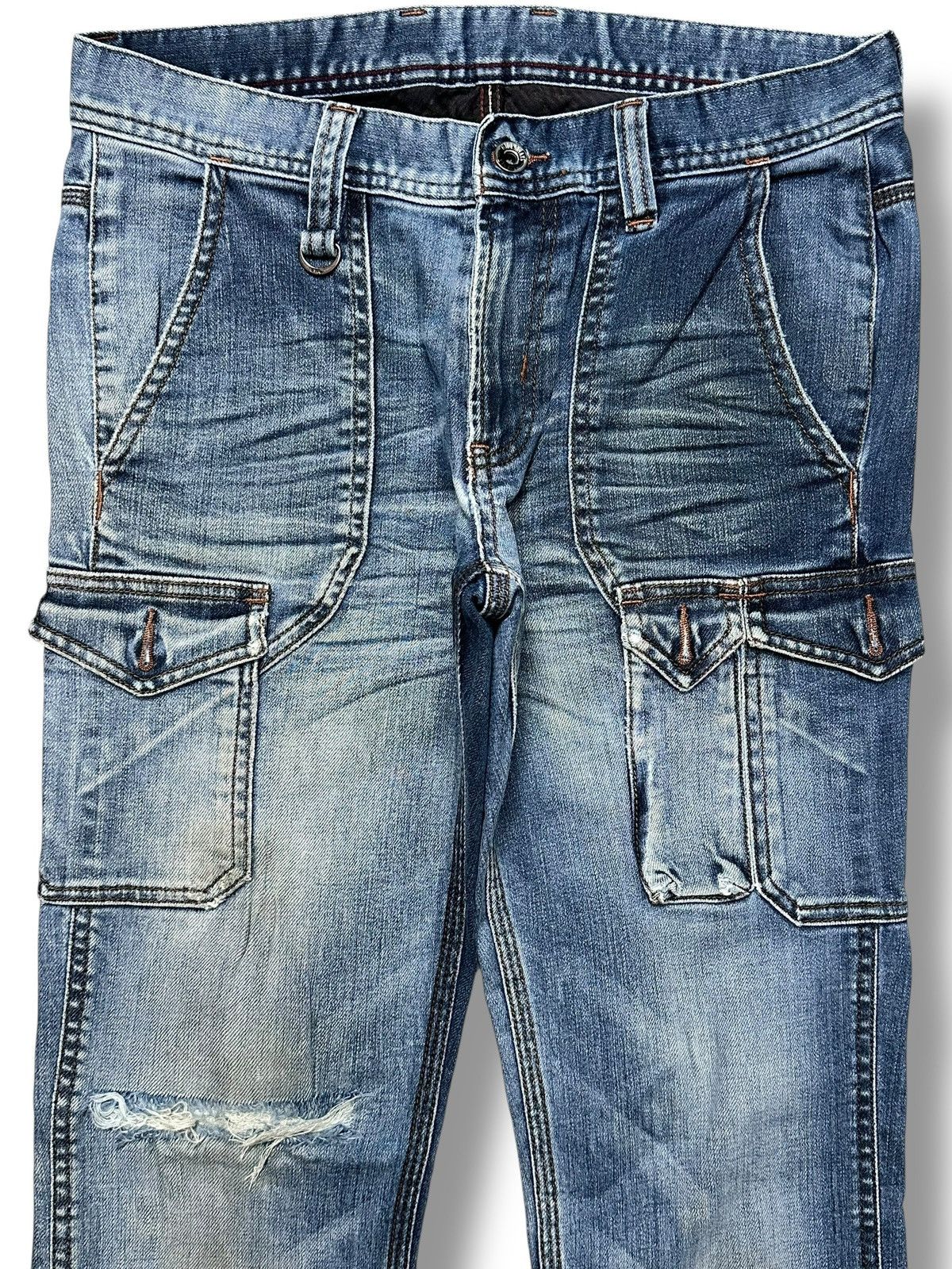 Nicole Club Hideaways Nicole Club Distressed BOOTCUT Multipocket Cargo Size US 32 / EU 48 - 2 Thumbnail