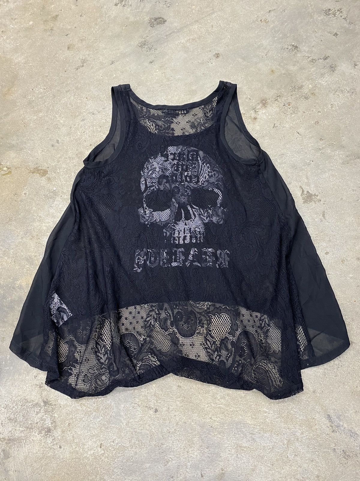 If Six Was Nine × Japanese Brand × Le Grande Bleu (L.G.B.) NUMBERNINE style tanktops blare or color gothic style Size M / US 6-8 / IT 42-44 - 6 Thumbnail