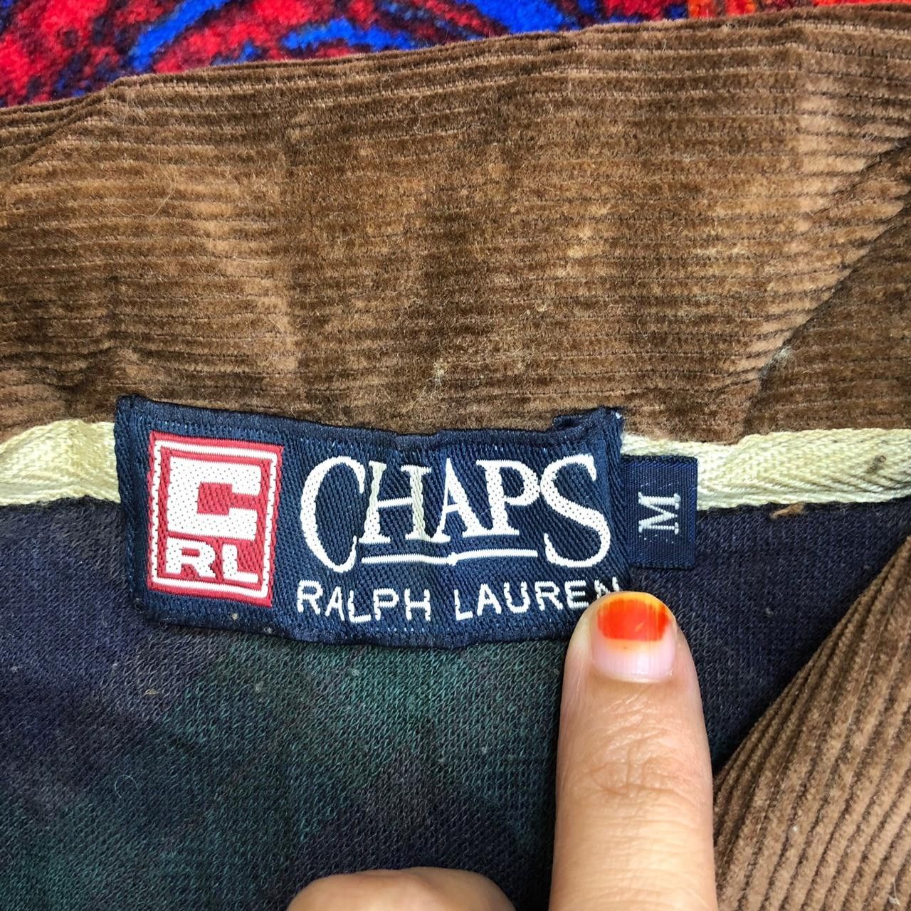 Chaps Ralph Lauren Vintage CHAPS RALPH LAUREN Crest Logo Polo Tee Shirt Size US M / EU 48-50 / 2 - 5 Thumbnail