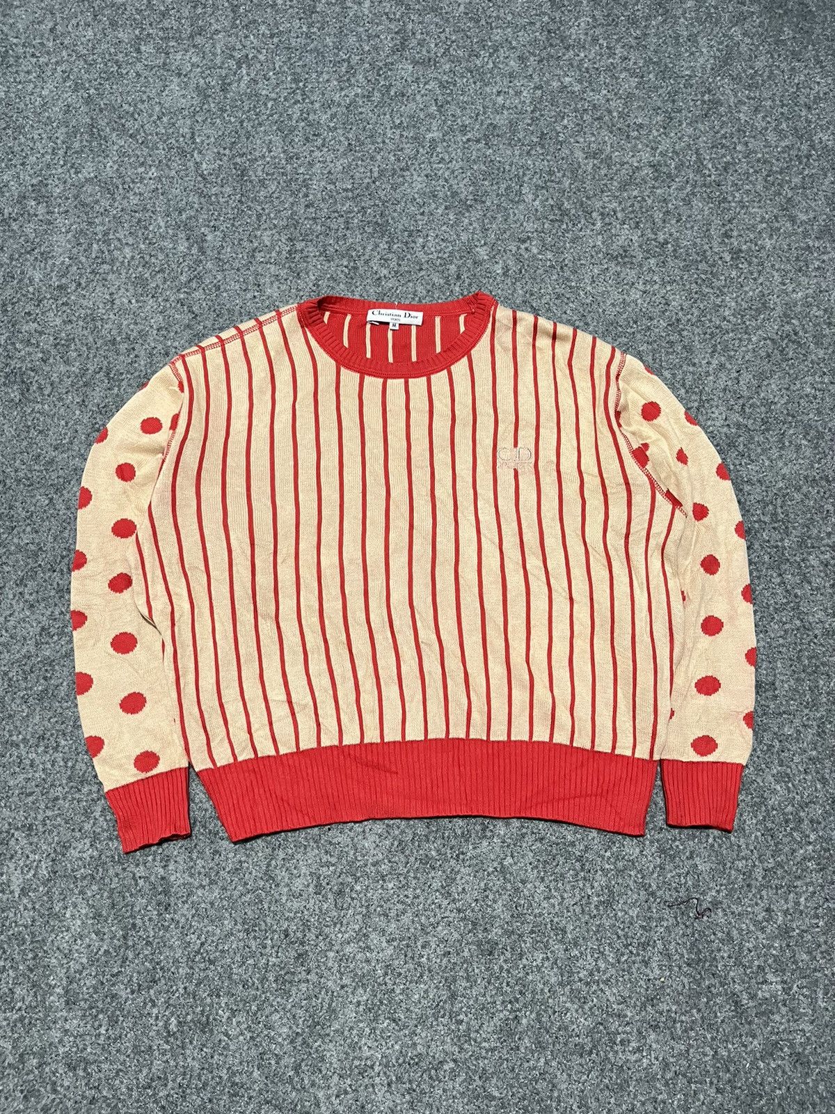 Christian Dior Monsieur Vintage Chiristian Dior Sports Knit Size M / US 6-8 / IT 42-44 - 2 Thumbnail