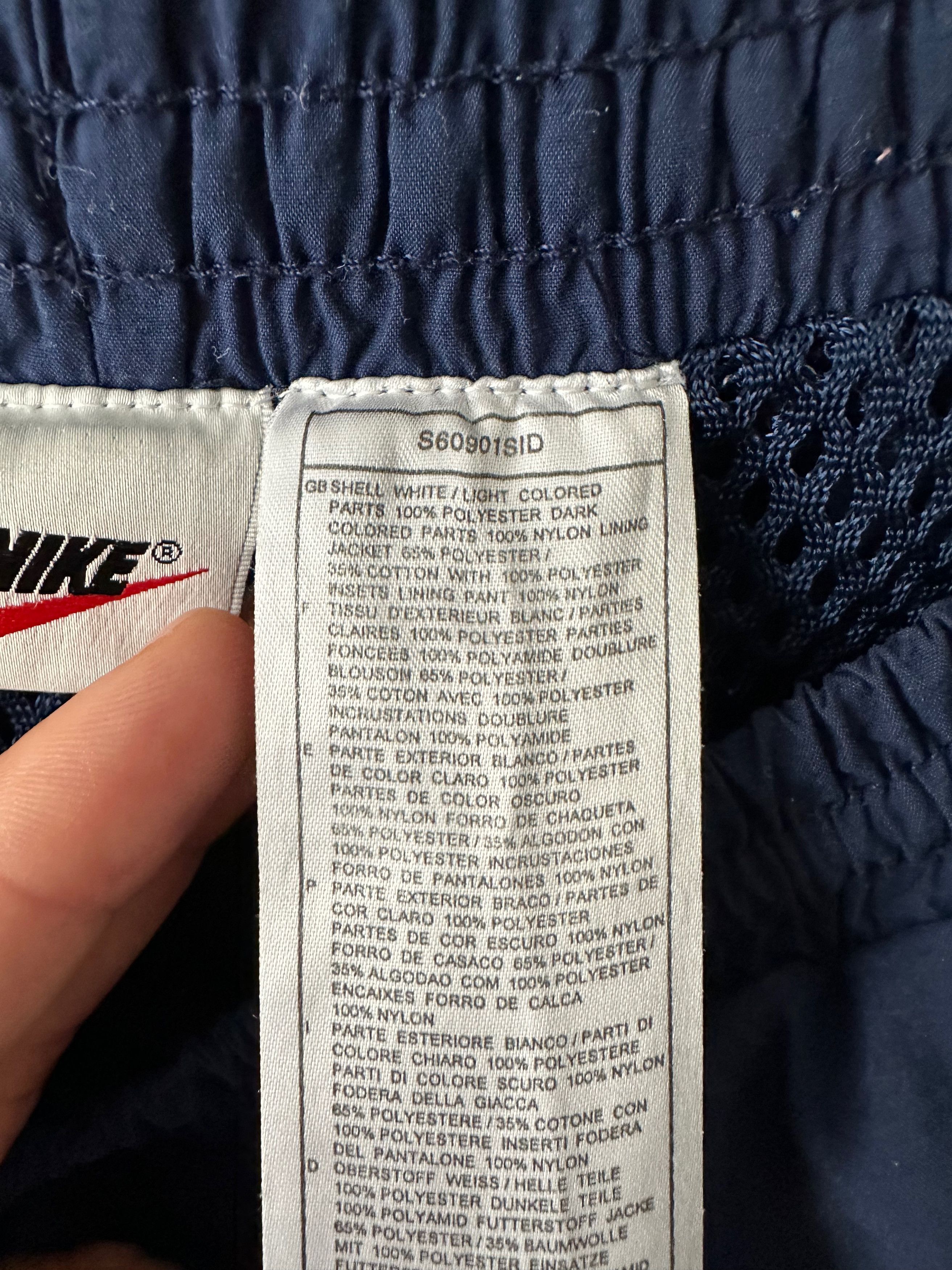 Vintage 90's NIKE vintage nylon navy track pants drill swoosh Size US 32 / EU 48 - 10 Thumbnail