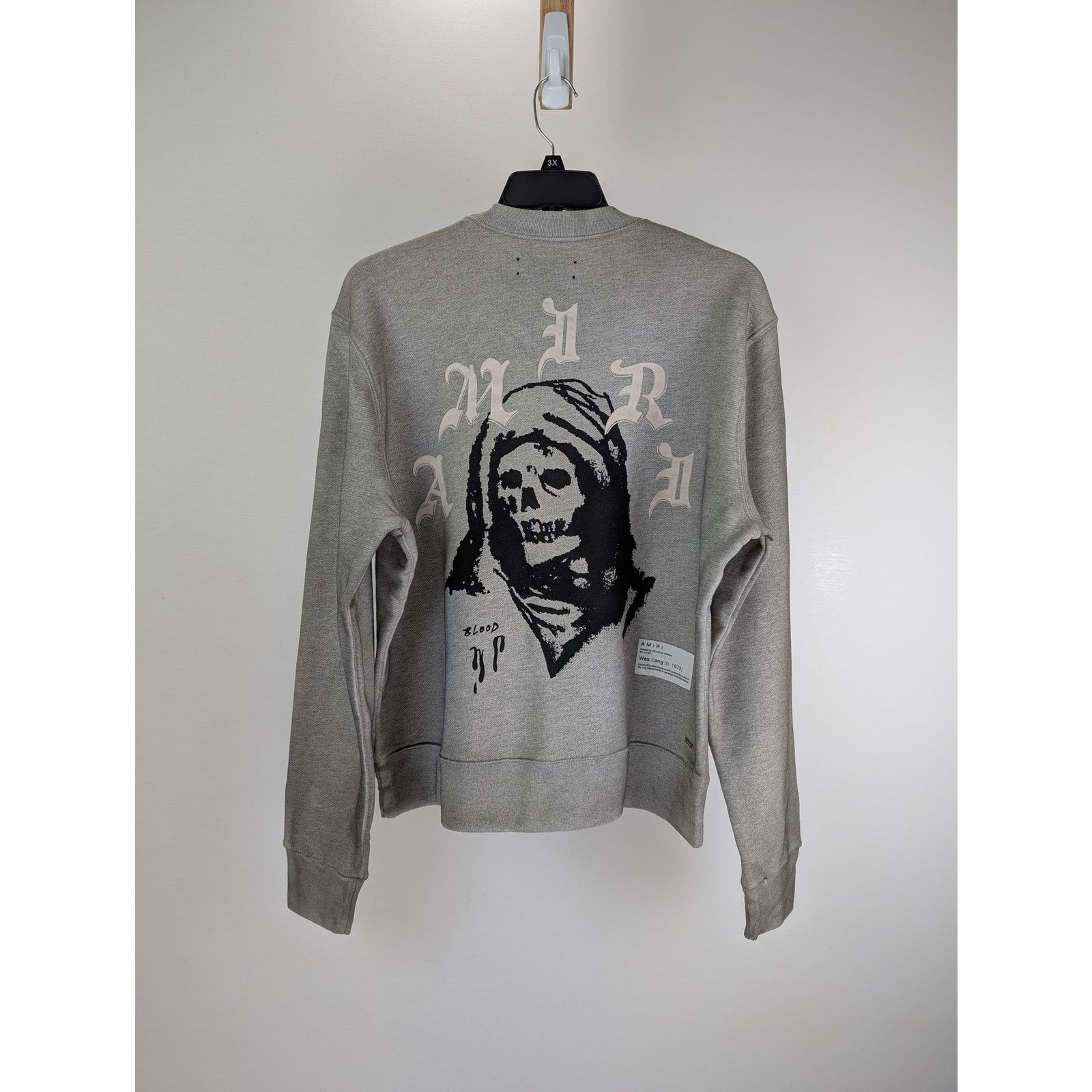 Amiri o1rshd1 Wes Lang Solar Kings Crewneck Sweatshirt in Grey Size US M / EU 48-50 / 2 - 11 Thumbnail