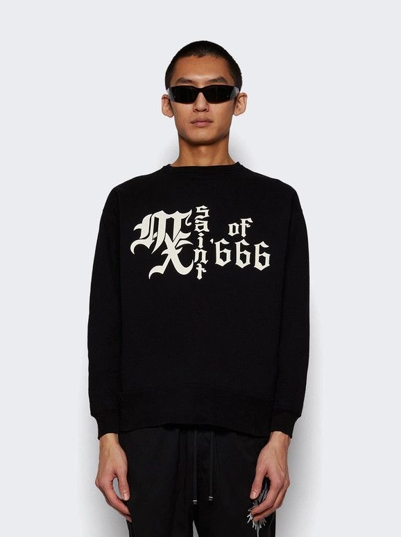 Saint Michael o1mle0326 Crewneck Sweatshirt in Black Size US S / EU 44-46 / 1 - 2 Thumbnail