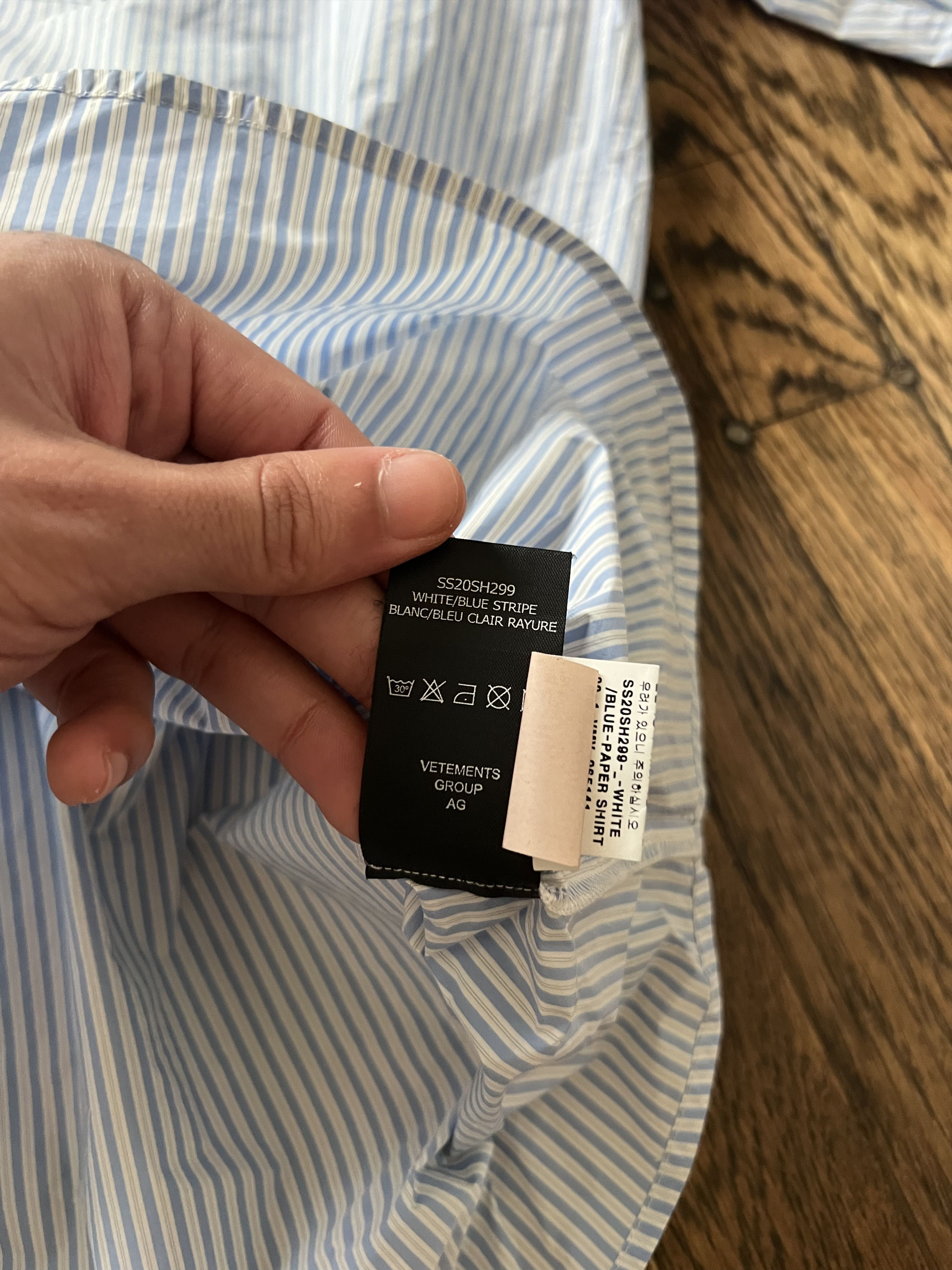Vetements Vetements Striped Shirt Size US M / EU 48-50 / 2 - 10 Thumbnail