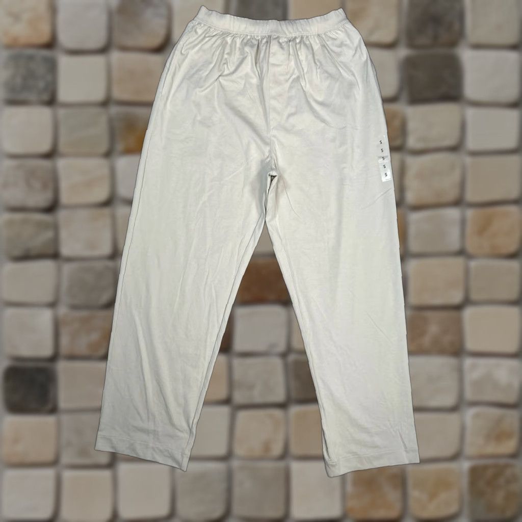 Uniqlo Uniqlo Beis Beige High Rise Drawstring Pants Womens S Regular Size S / US 4 / IT 40 - 1 Thumbnail