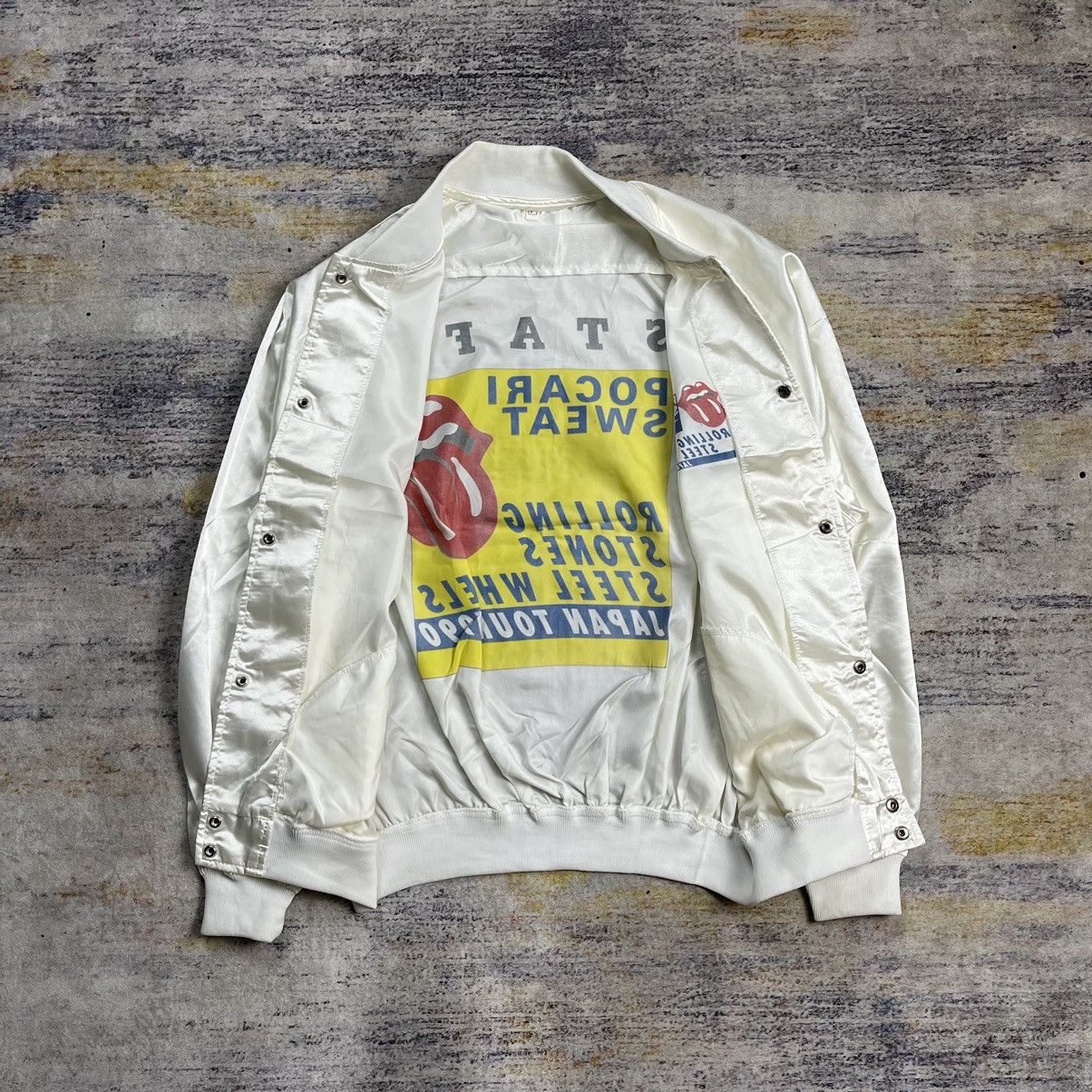 Band Tees × The Rolling Stones × Vintage Vintage 90s Rolling stones japan tour 1990 varsity jacket Size US M / EU 48-50 / 2 - 6 Thumbnail