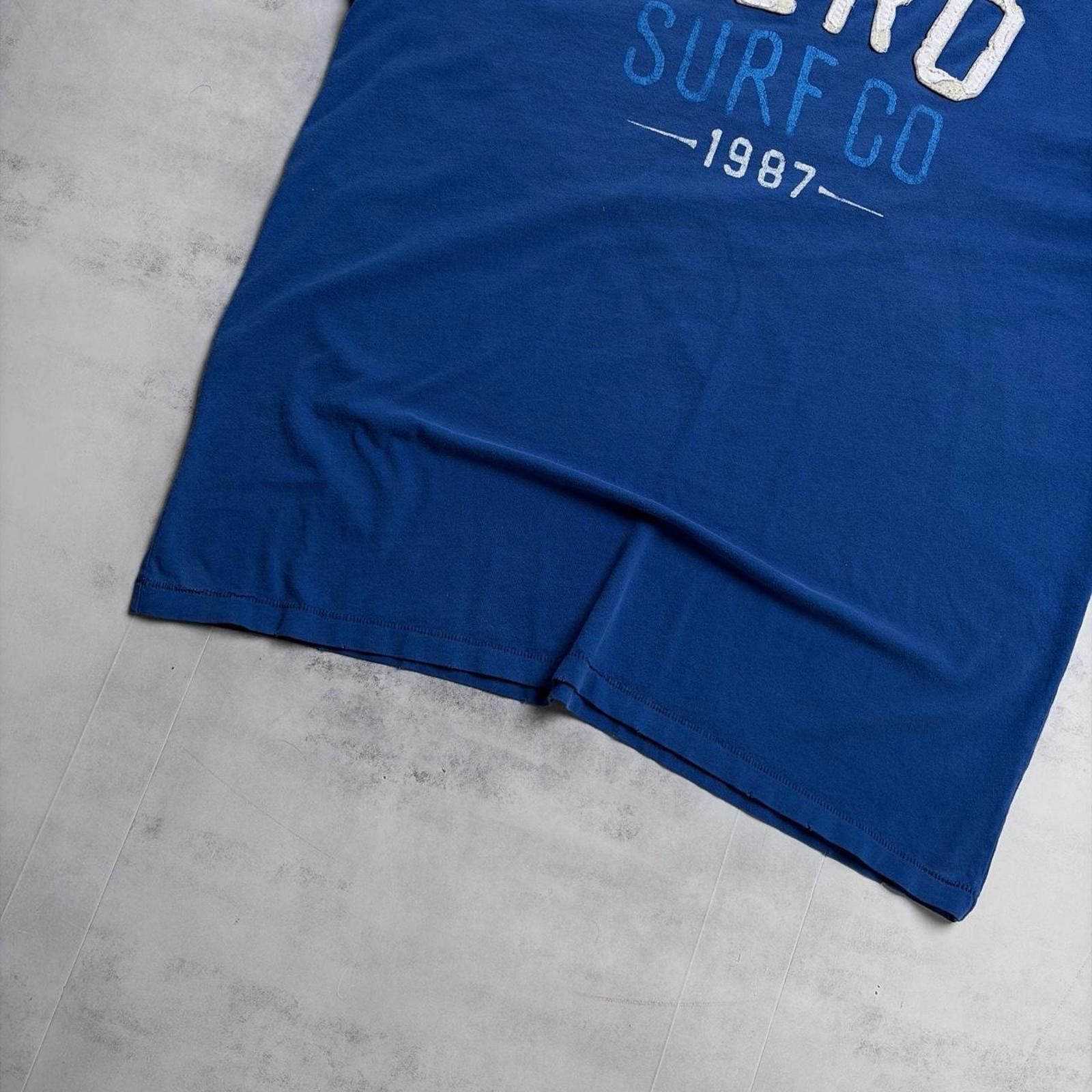 Aeropostale Y2K Blue Aeropostale Grunge Surf Distressed T-Shirt Size US XXL / EU 58 / 5 - 4 Thumbnail