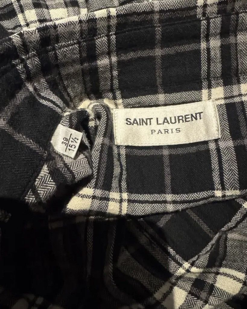 Saint Laurent Paris Saint Laurent 16SS Surf Sound Flannel Shirt Size US M / EU 48-50 / 2 - 3 Thumbnail