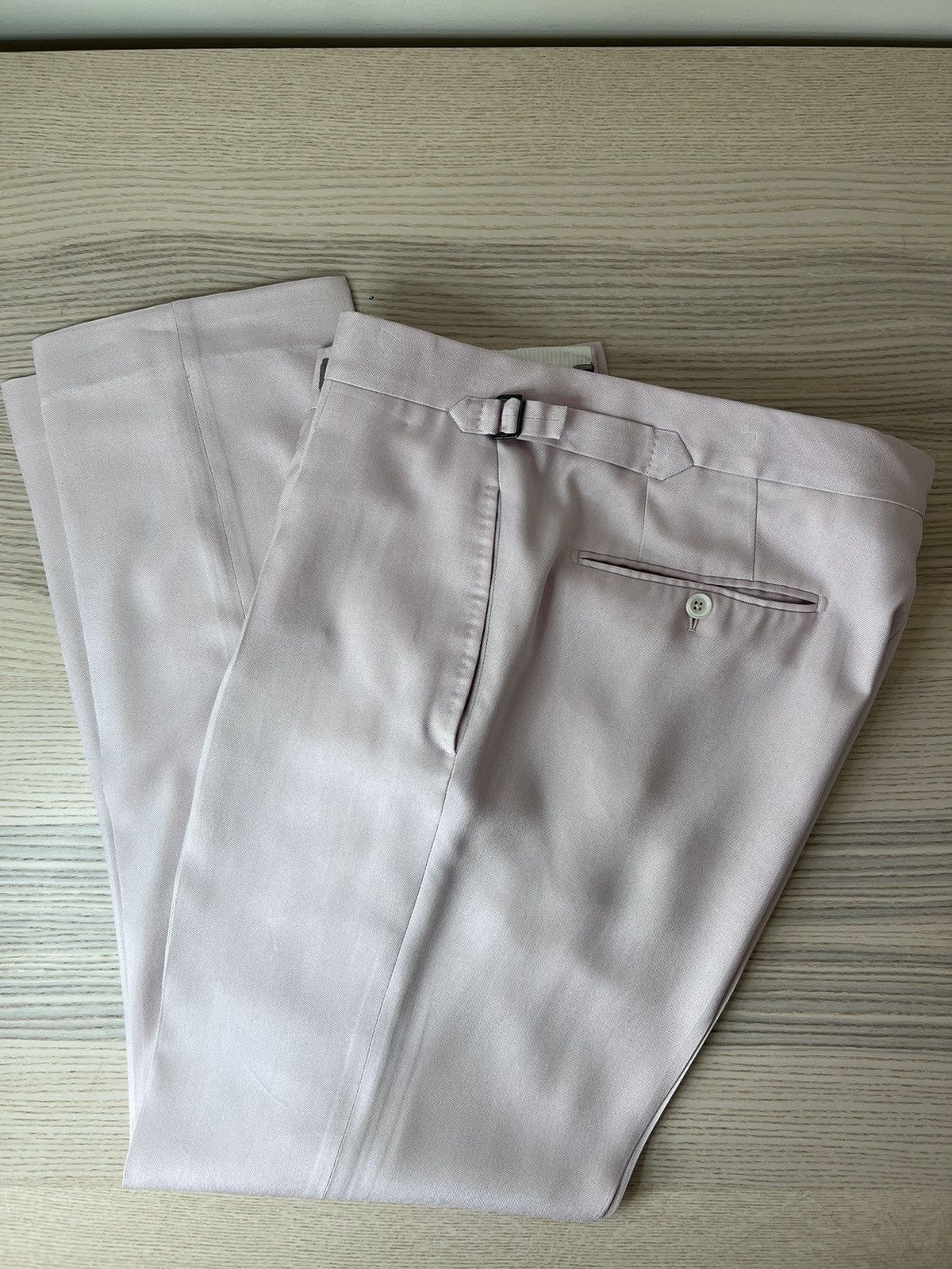Tom Ford 3K silk/rayon single-pleat trousers, IT52, worn x 4 Size US 36 / EU 52 - 1 Thumbnail