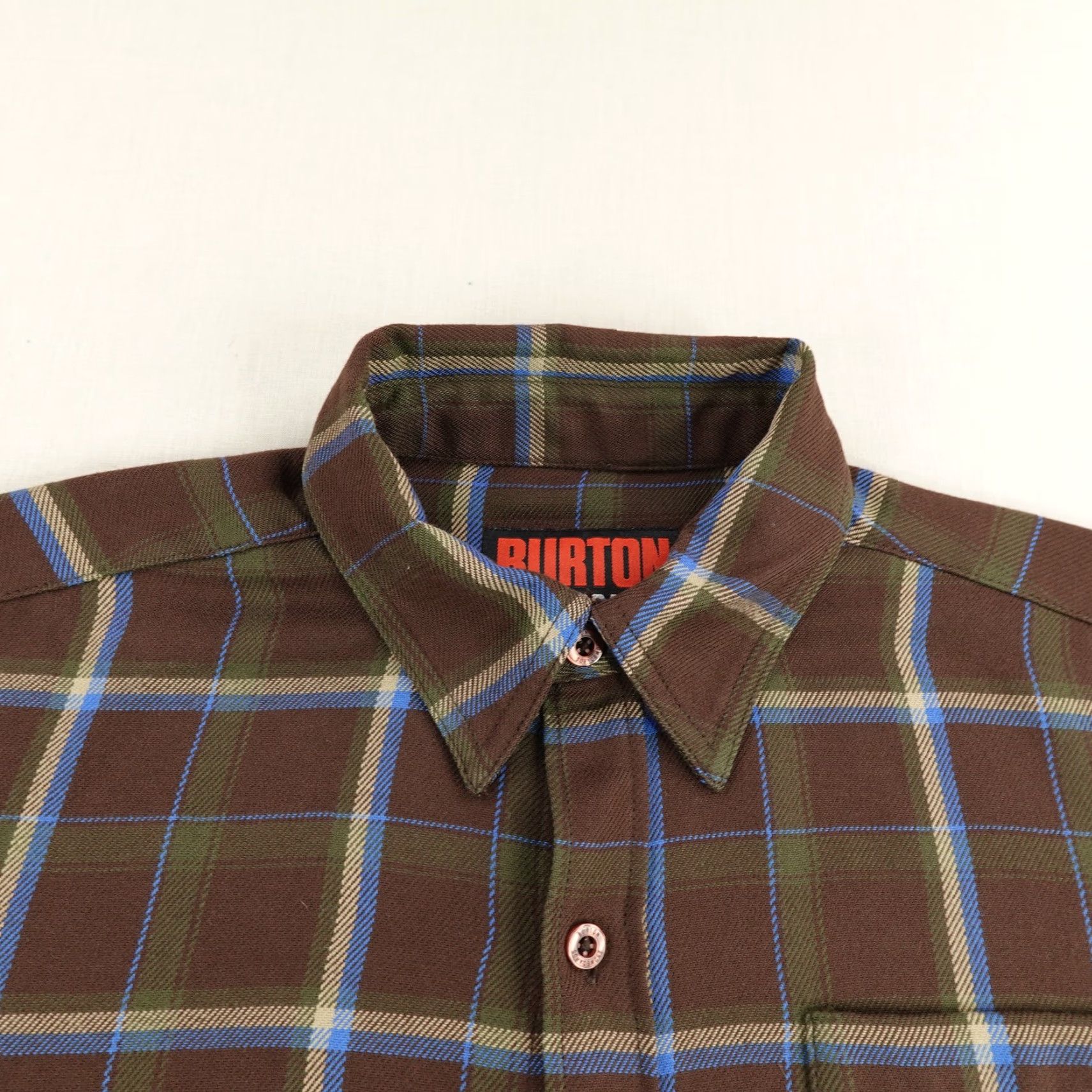 Burton Burton Shirt Mens Small Brown Plaid DRYRIDE Button Up Outdoor Snowboards Casual Flannel Size US S / EU 44-46 / 1 - 2 Thumbnail