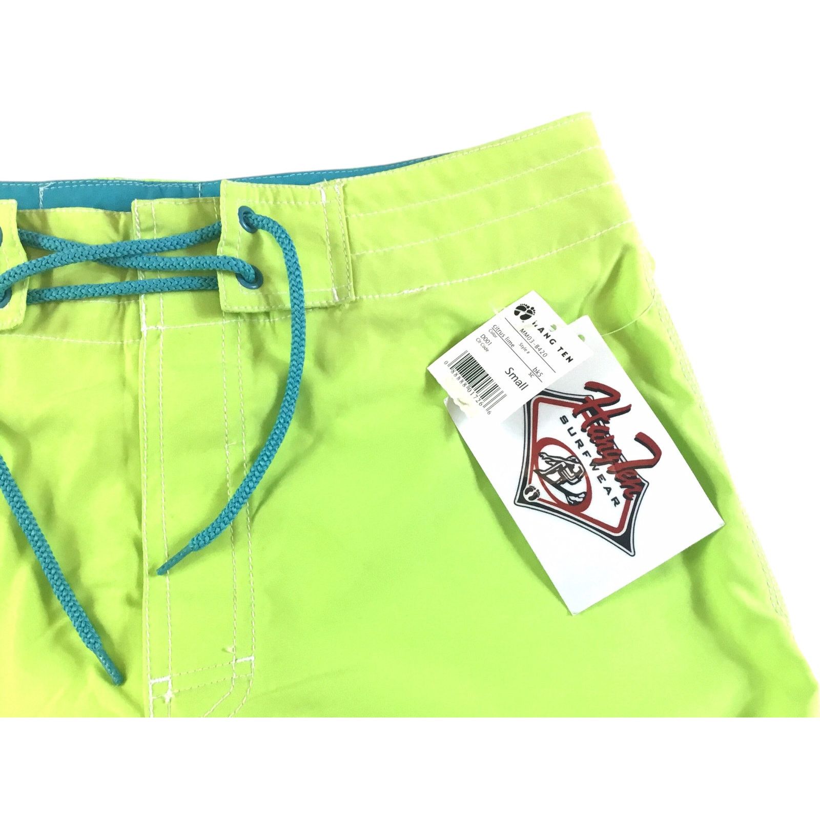 Hang Ten Hang Ten Surfwear Board Shorts New NWT Lime Teal Size Small Size US 32 / EU 48 - 6 Thumbnail