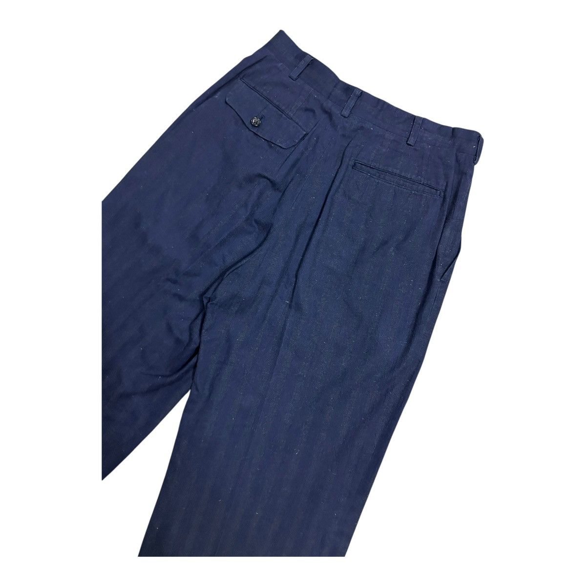 Comme des Garcons Homme 🇯🇵 CDG HOMME Vintage Blue Stripes Pants Size US 29 - 4 Thumbnail