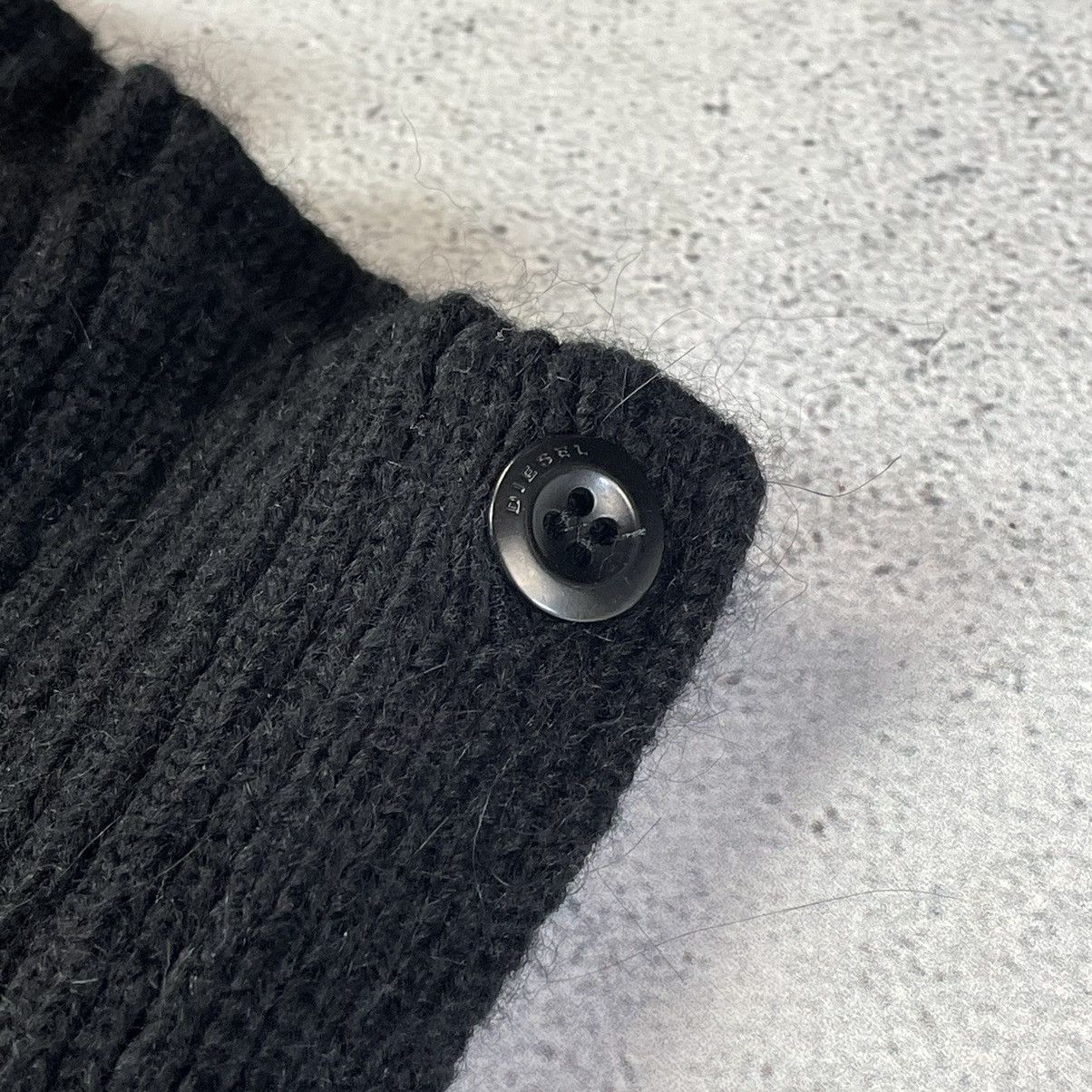 Diesel × Japanese Brand Diesel M-Flox Oversized Button Y2K Cyberpunk Sweater Size S / US 4 / IT 40 - 8 Thumbnail