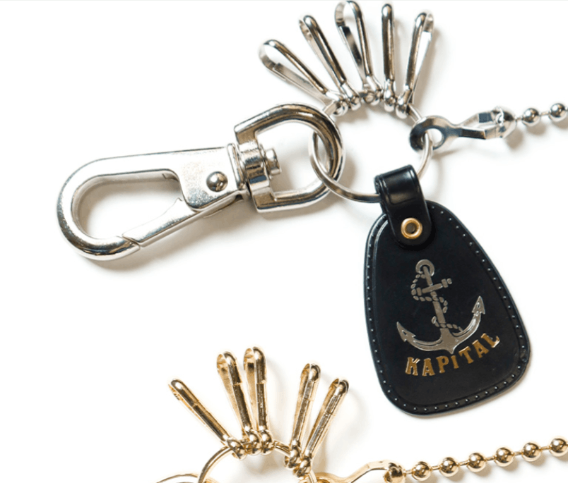 Kapital Brass Anchor Snood Chain Size ONE SIZE - 6 Thumbnail