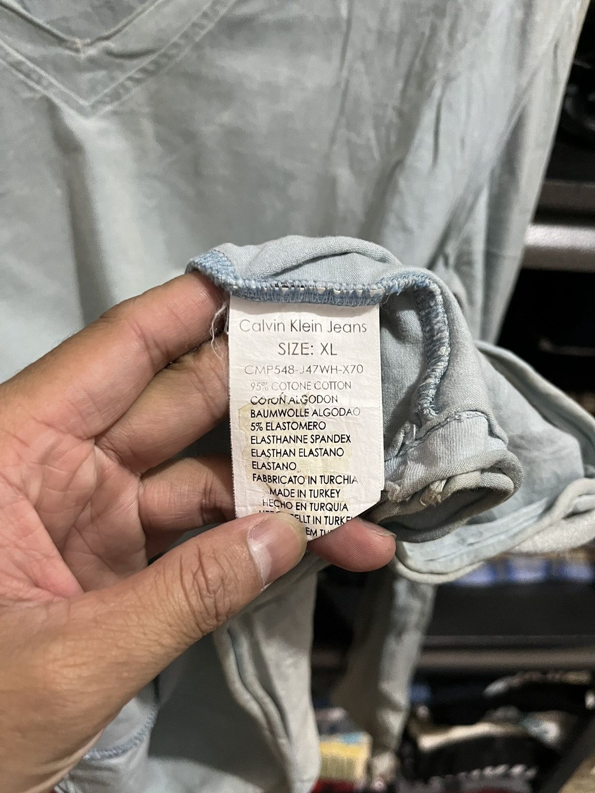 If Six Was Nine × Japanese Brand × Le Grande Bleu (L.G.B.) Calvin klein poem japan stylee Size US L / EU 52-54 / 3 - 5 Thumbnail