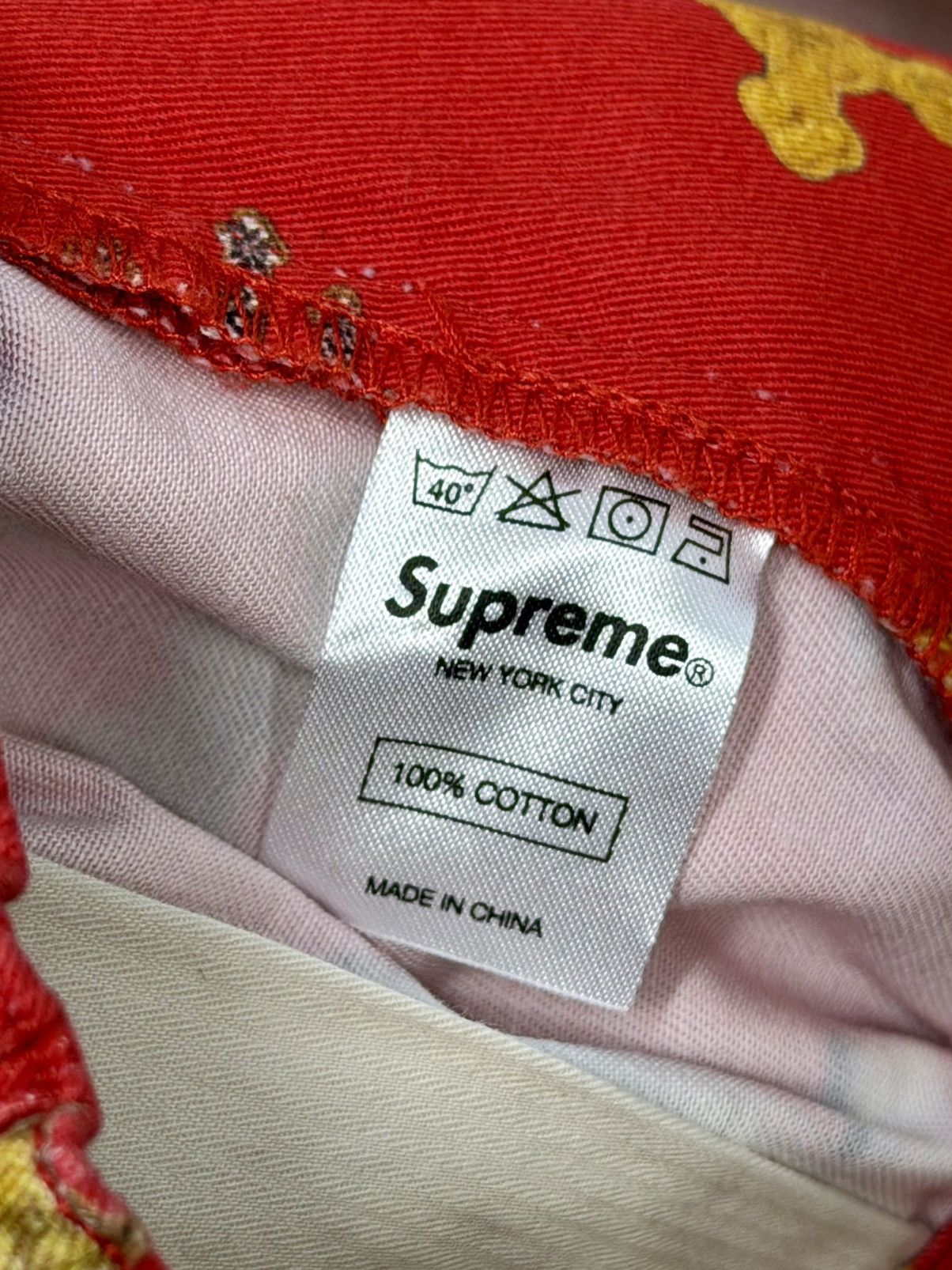 Supreme SS13 Red Crosses Shorts Size US 30 / EU 46 - 3 Thumbnail