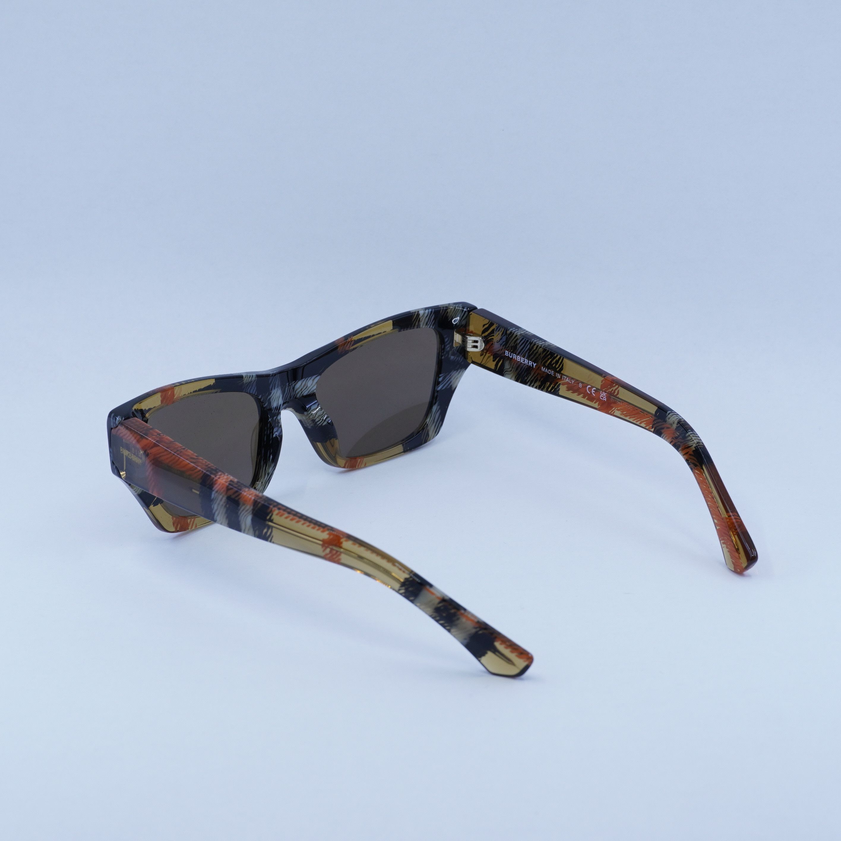 Burberry Burberry BE4441U 414673 Sunglasses Sand Rectangle Frame Size ONE SIZE - 8 Thumbnail