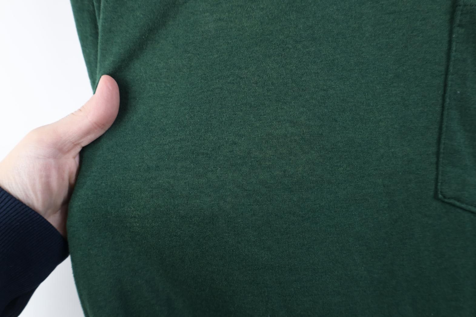 Vintage Vintage 90s Streetwear Pocket Short Sleeve T-Shirt Green USA Size US XL / EU 56 / 4 - 4 Thumbnail