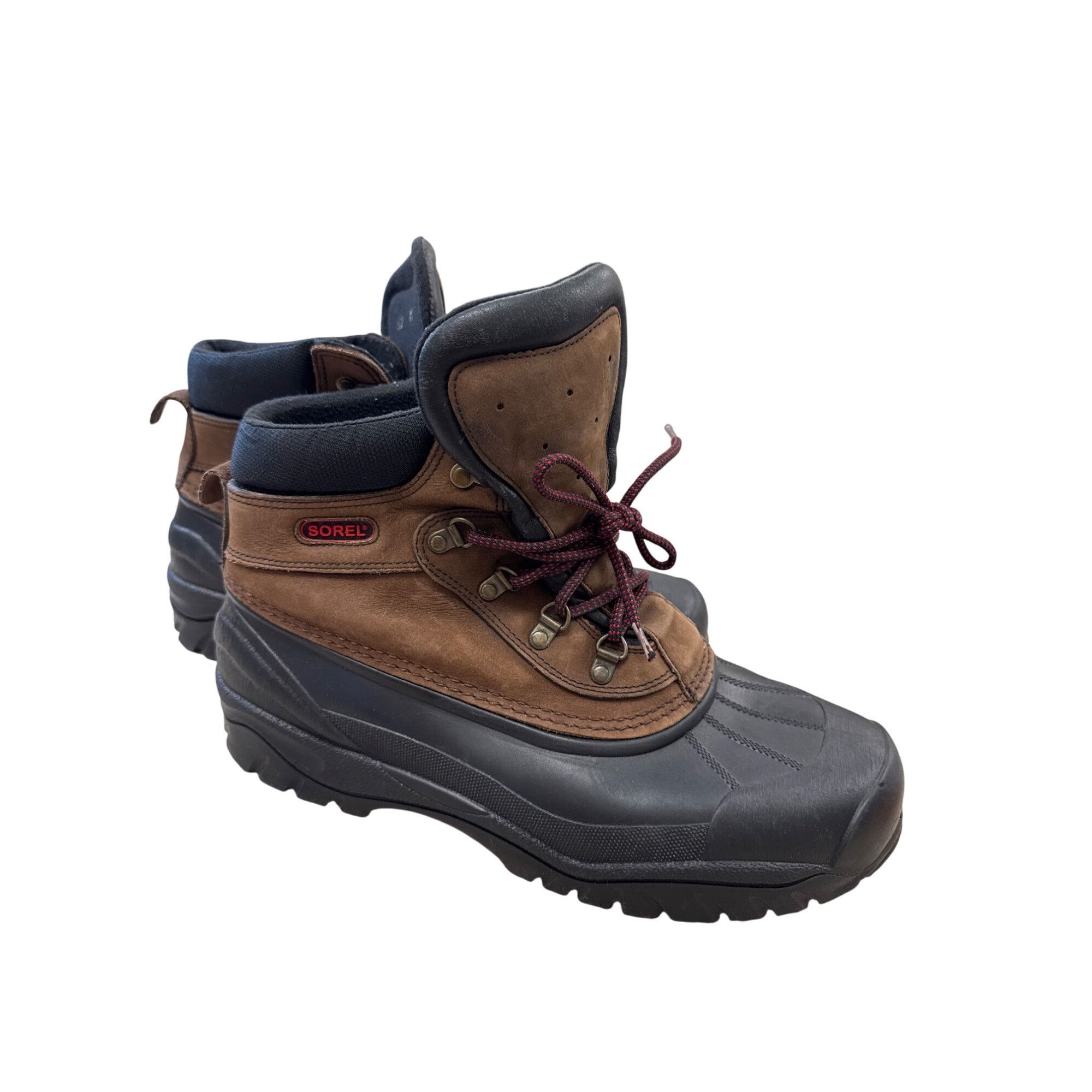 SOREL Sorel Mens Black & Brown Winter Duck Boots Size 12M SKU 7439 Size US 12 / EU 45 - 4 Thumbnail