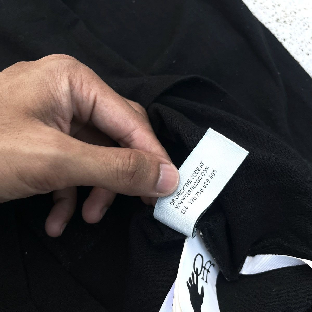 Off-White Off White Virgil Abloh Pink Marker Cross Design Longsleeve Size US S / EU 44-46 / 1 - 8 Thumbnail