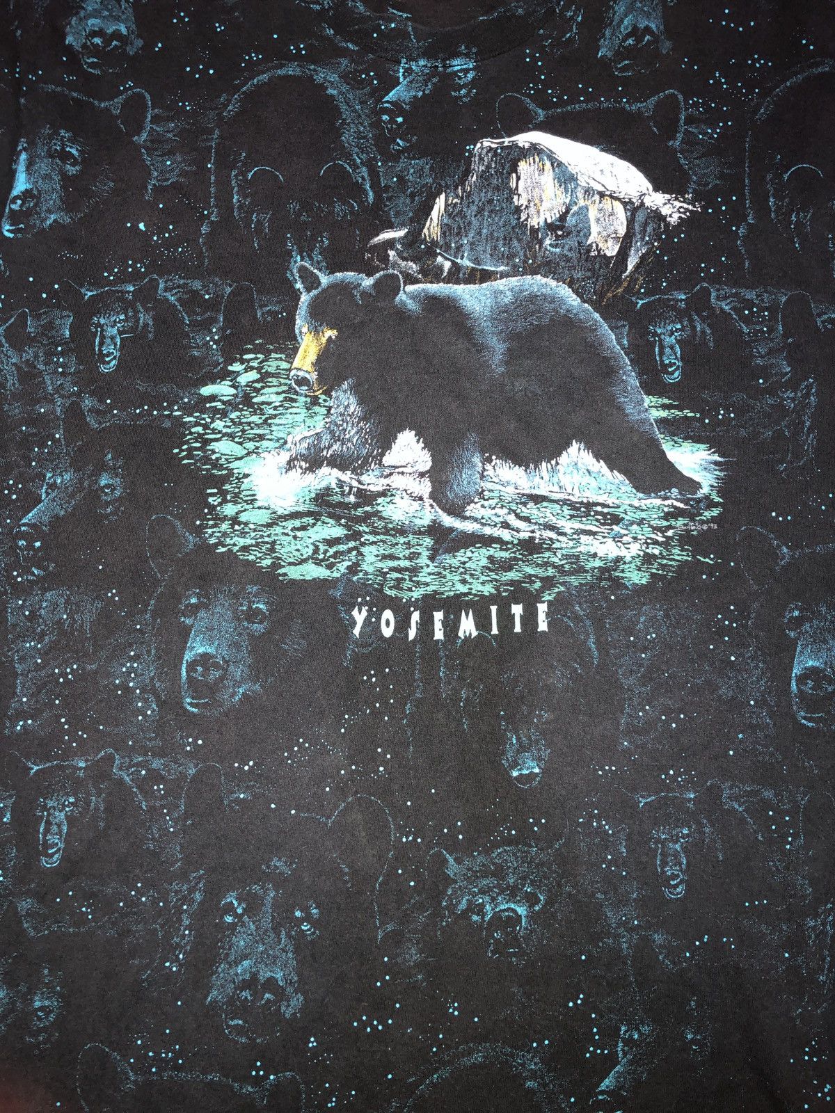 Vintage Vintage All Over Print Yosemite T-Shirt Size US XL / EU 56 / 4 - 3 Thumbnail