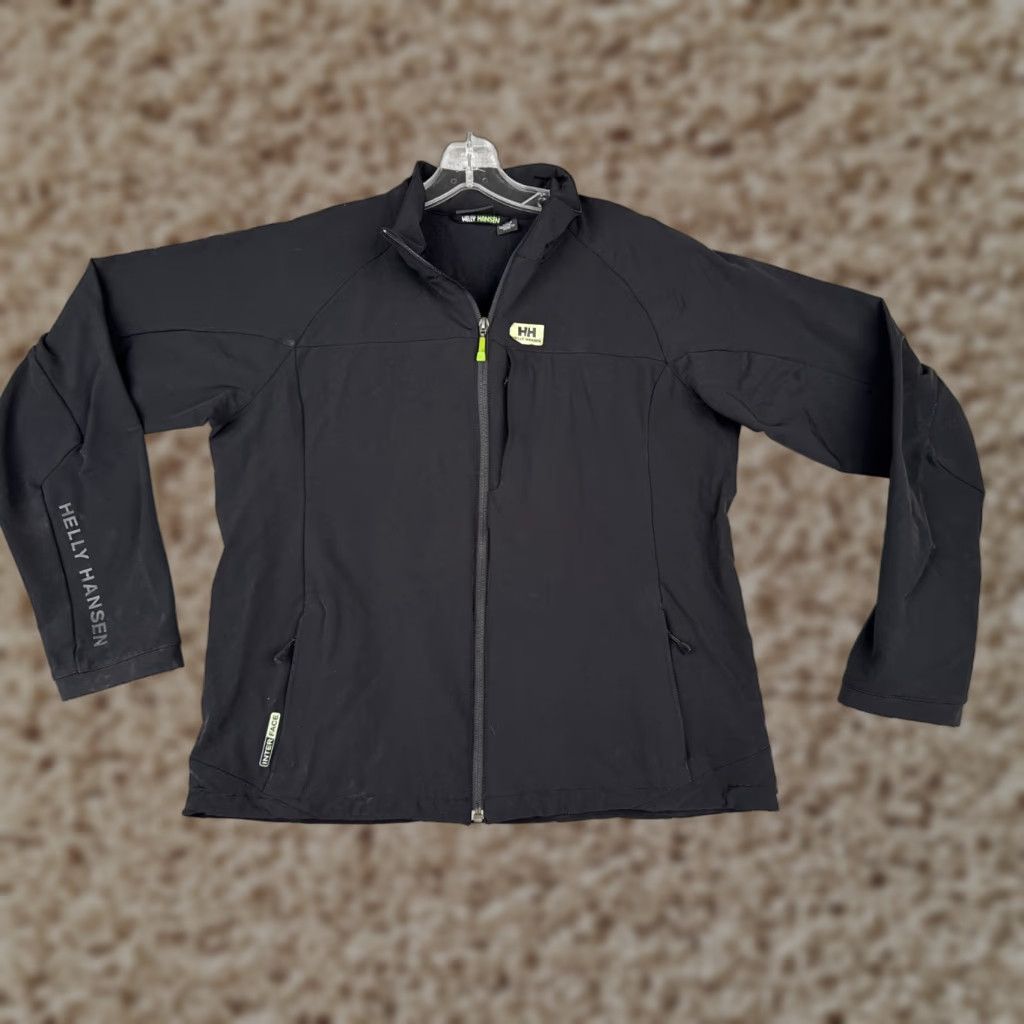 Helly Hansen Helly Hansen Jacket Womens Extra Large Black Full Zip Mock Neck Nylon Blend Size XL / US 12-14 / IT 48-50 - 1 Thumbnail