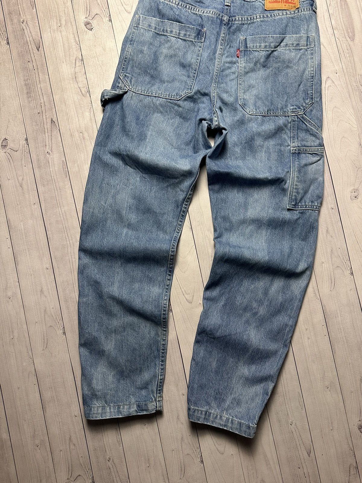 Levi's Vintage Clothing × Vintage Vintage Levi’s Work pants denim pockets size 31/34 Size US 31 - 2 Thumbnail